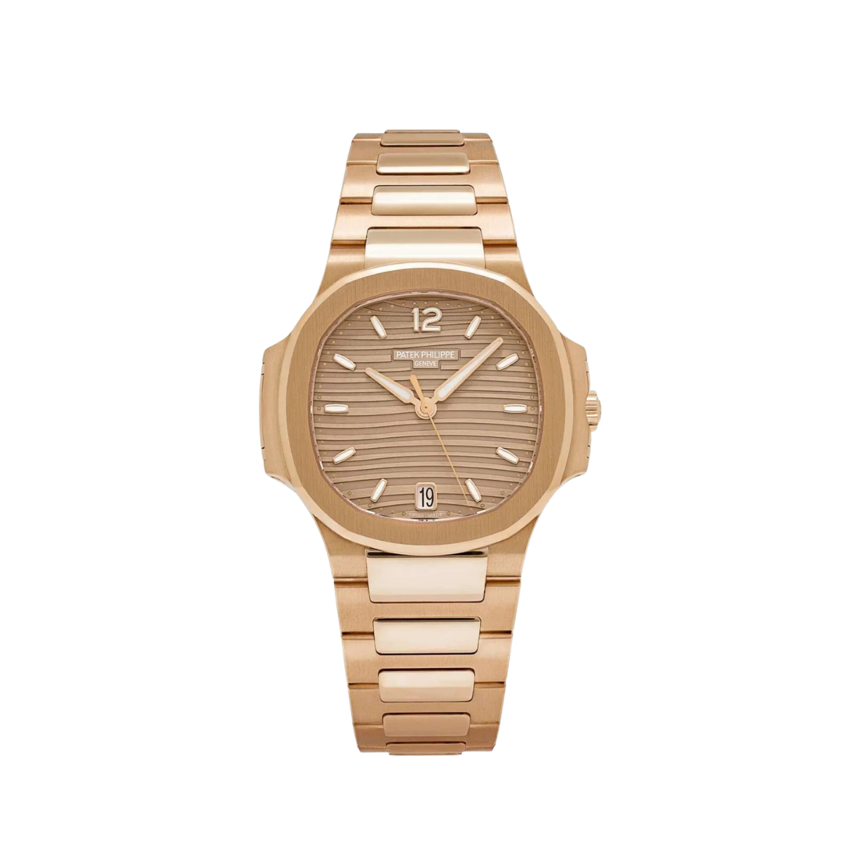 Patek Philippe Nautilus 7118/1R-010 'Ladies' Rose Gold Champagne Golden Dial (2024)