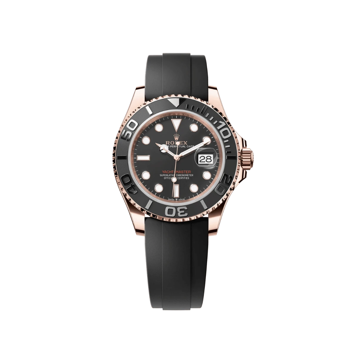 Rolex Yacht-Master 40 126655 Rose Gold Black Dial (2025)