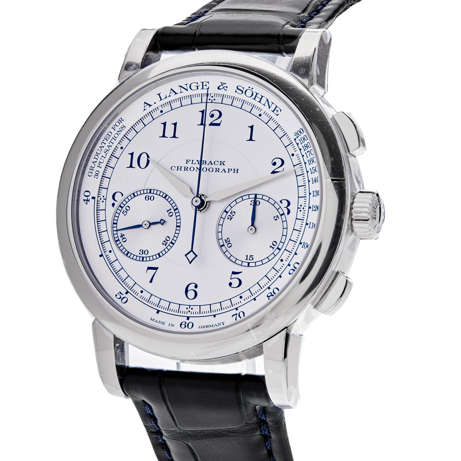 A. Lange & Söhne 1815 Chronograph 414.026 White Gold Silver Dial - Image 2