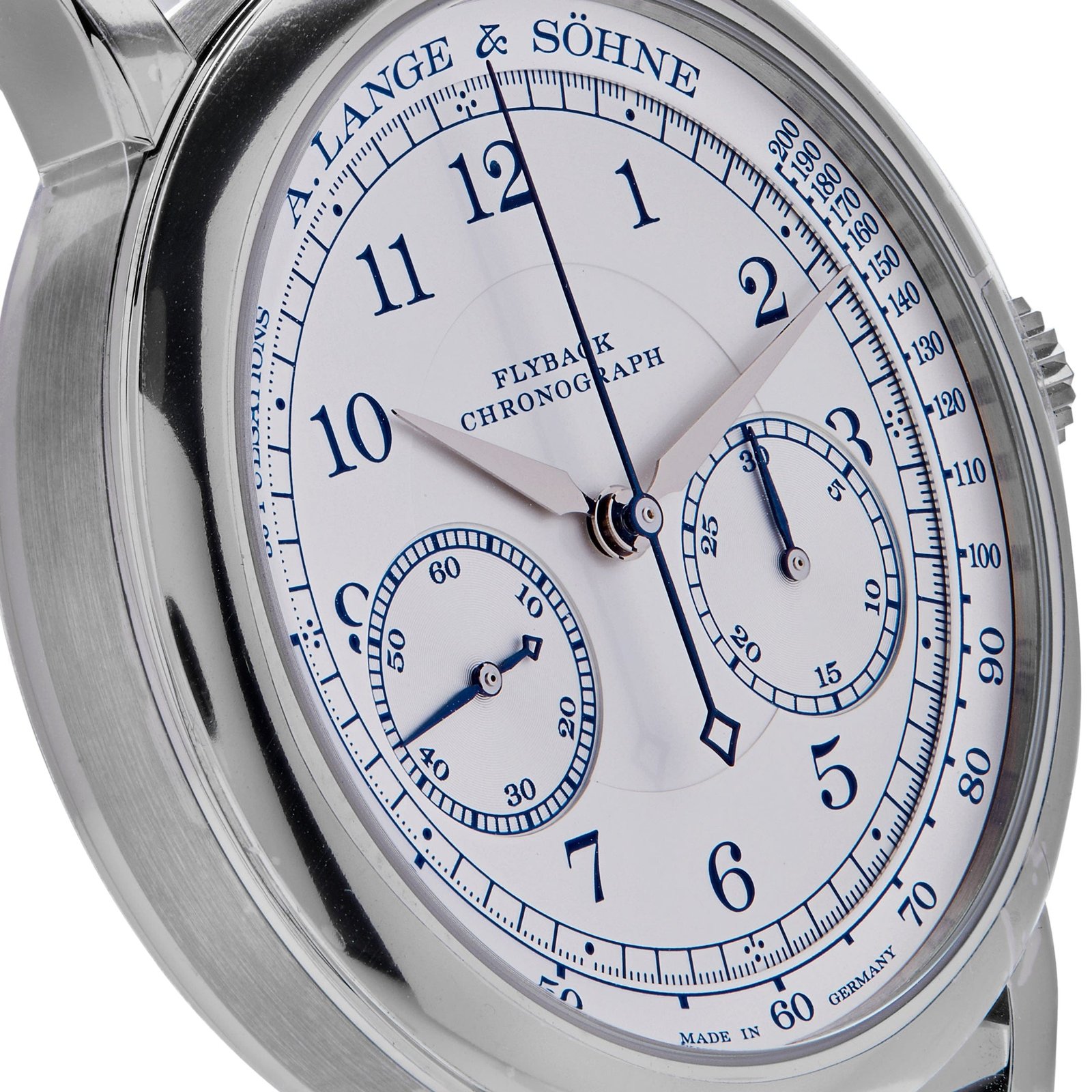 A. Lange & Söhne 1815 Chronograph 414.026 White Gold Silver Dial - Image 3