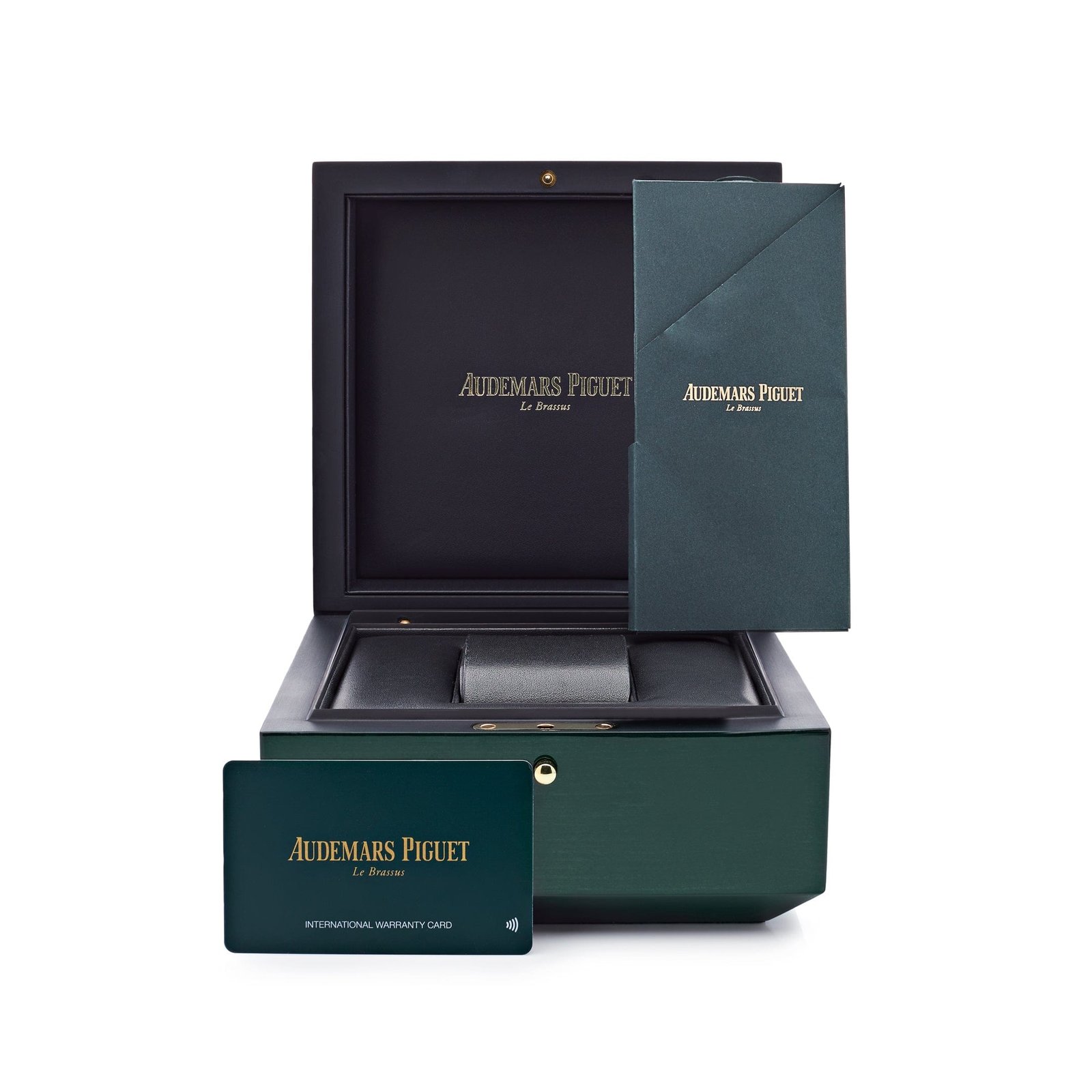 Audemars Piguet Royal Oak 15202PT.OO.1240PT.01 'Jumbo' Extra-Thin Platinum Green Dial (2023) - Image 2