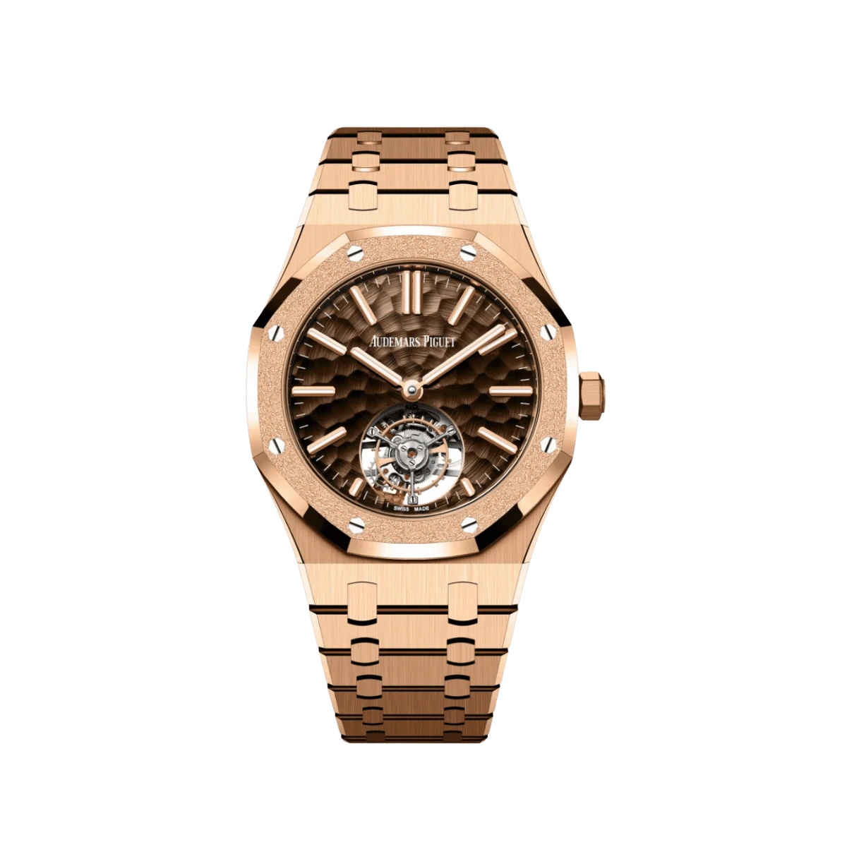 Audemars Piguet Royal Oak 26730OR.GG.1320OR.01 Selfwinding Tourbillon Rose Gold Brown Dial (2024)