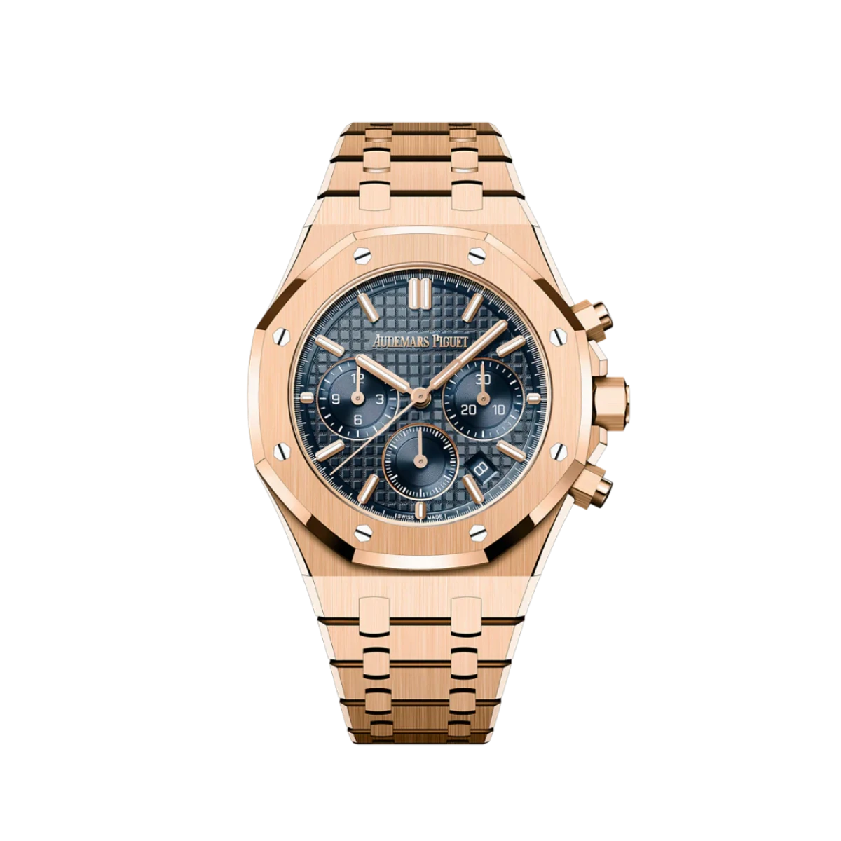Audemars Piguet Royal Oak Chronograph 26715OR.OO.1356OR.01 Rose Gold Blue Dial (2025)