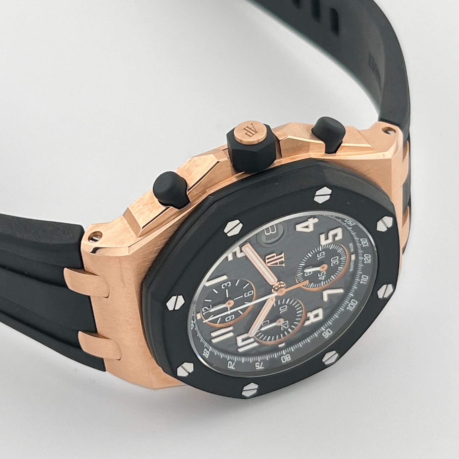 Audemars Piguet Royal Oak Offshore 26238OK.OO.A002CA.01 Chronograph Rose Gold Black Dial (2022) - Image 4