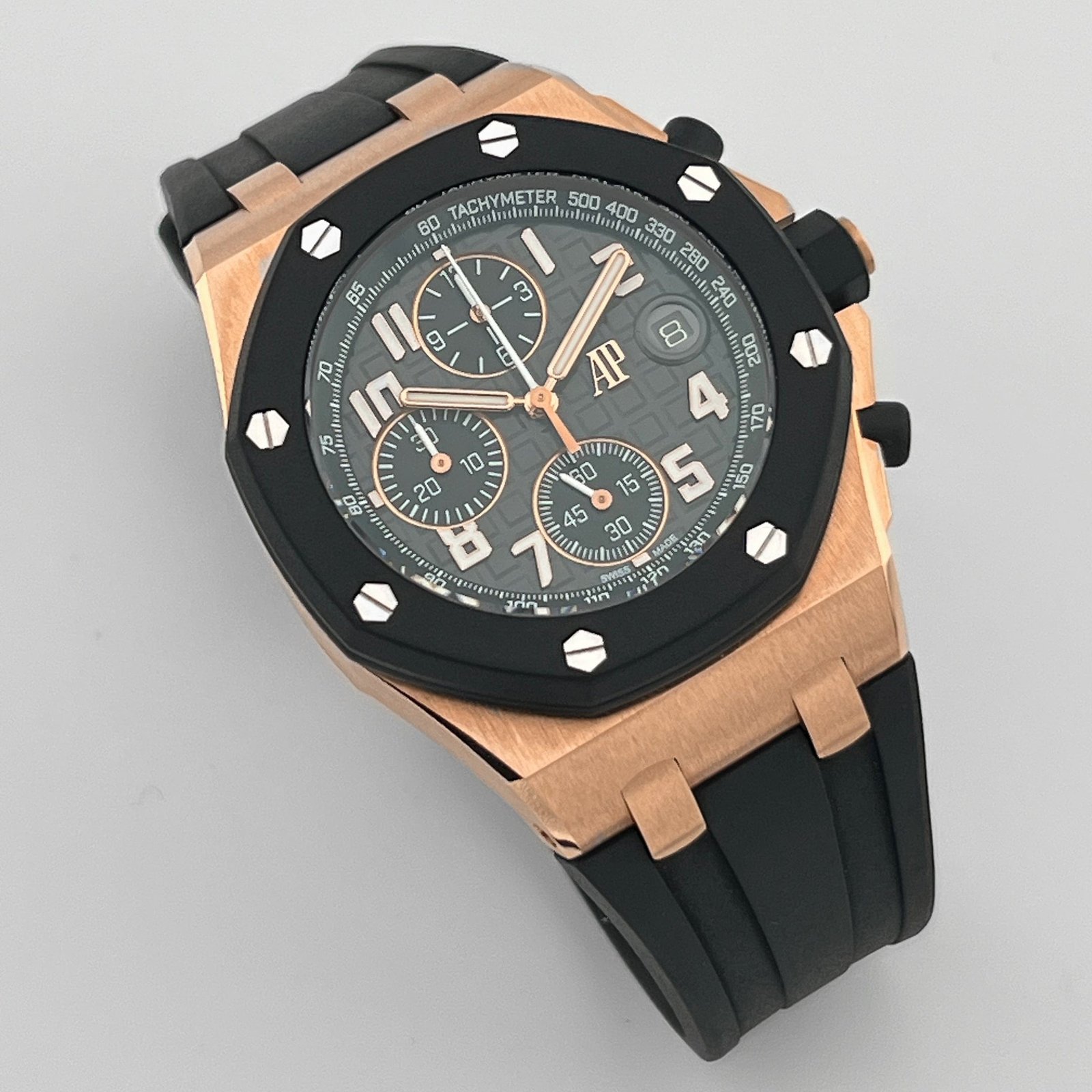 Audemars Piguet Royal Oak Offshore 26238OK.OO.A002CA.01 Chronograph Rose Gold Black Dial (2022) - Image 3