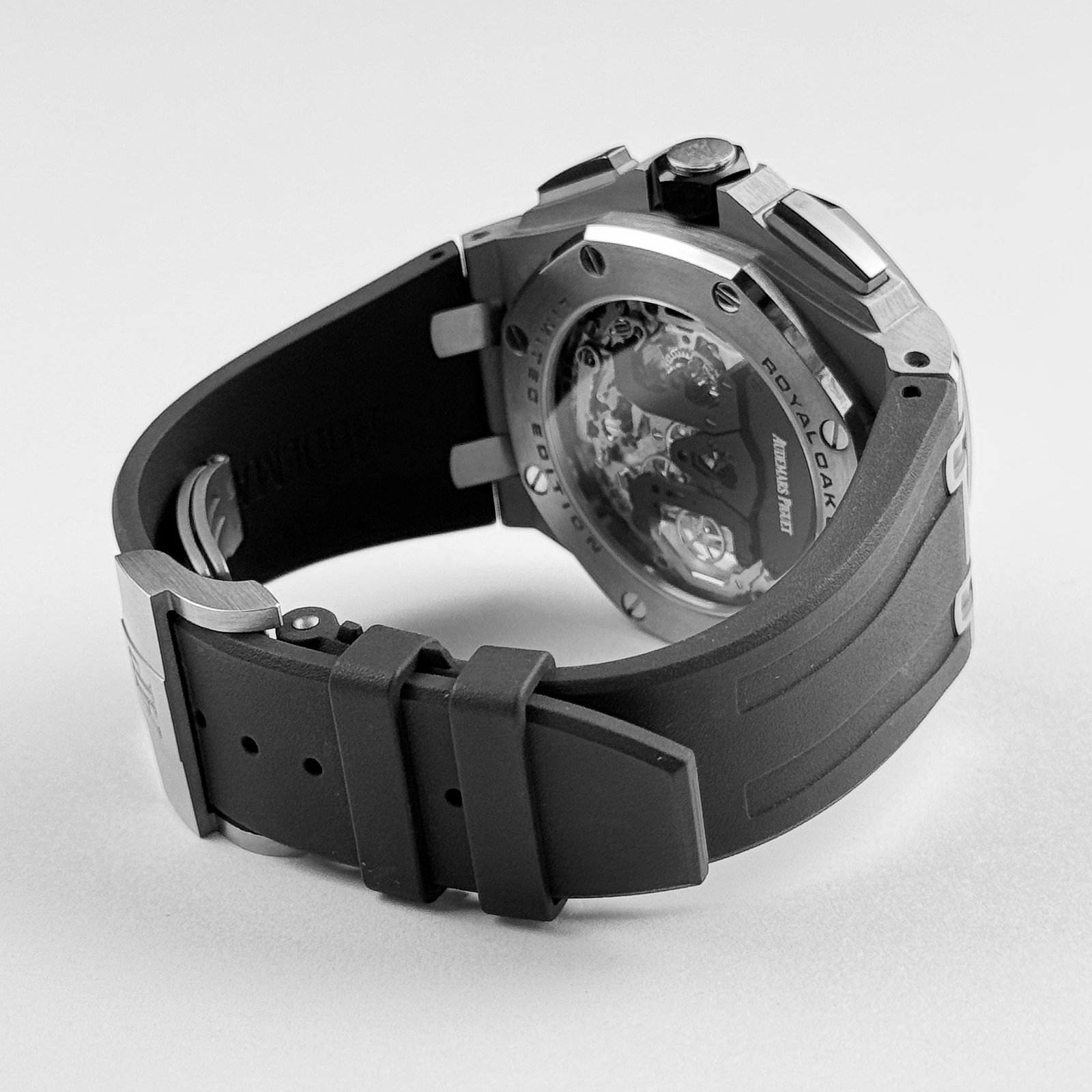 Audemars Piguet Royal Oak Offshore Chronograph 26387IO.OO.D002CA.01 Tourbillon Titanium Openworked Dial Limited Edition of 15 (2015) - Image 8