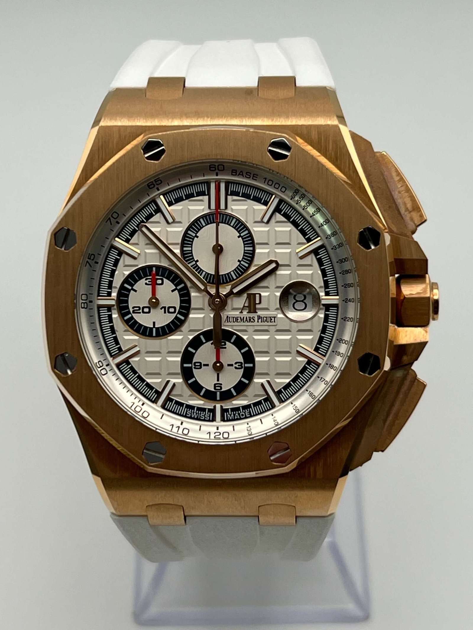 Audemars Piguet Royal Oak Offshore Byblos Edition 26408OR.OO.A010CA.01 Chronograph Rose Gold White Dial Limited Edition of 50 - Image 2