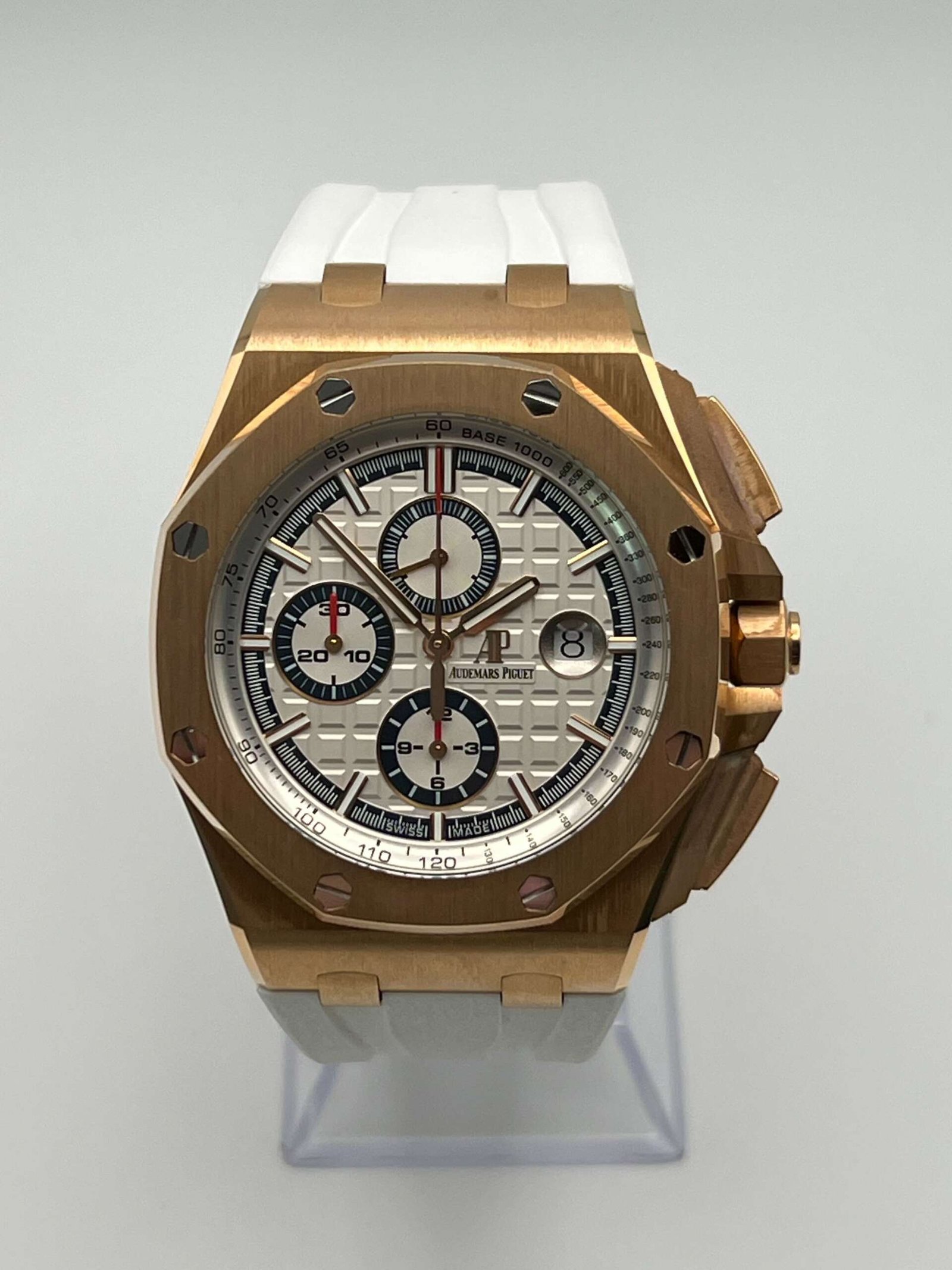 Audemars Piguet Royal Oak Offshore Byblos Edition 26408OR.OO.A010CA.01 Chronograph Rose Gold White Dial Limited Edition of 50 - Image 4