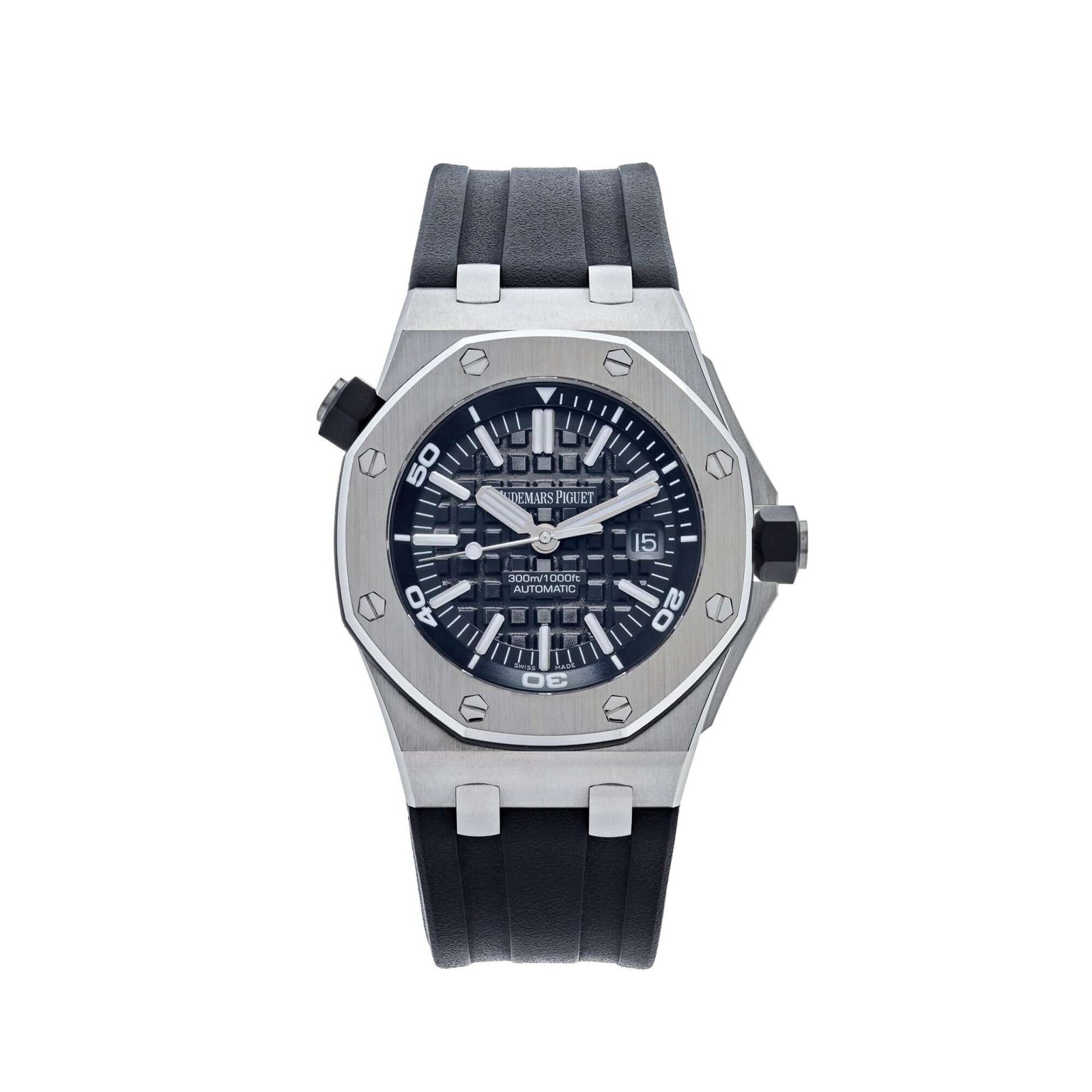 Audemars Piguet Royal Oak Offshore 15703ST.OO.A002CA.01 Diver Steel Black Dial