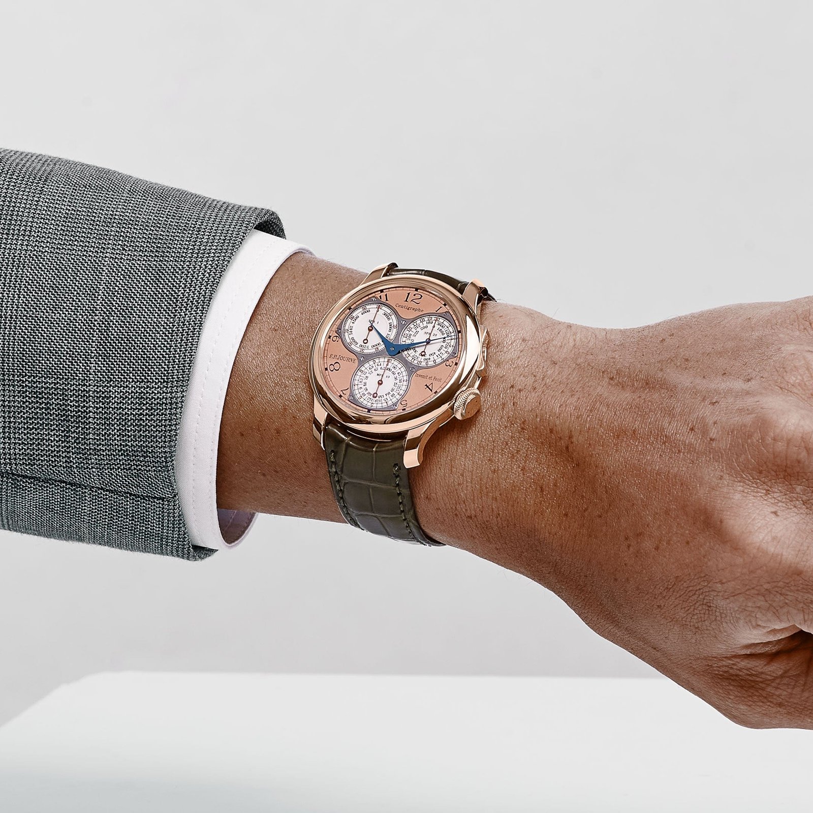 F.P.Journe Centigraphe Souverain Ref. CT Rose Gold Salmon Dial (2009) - Image 2