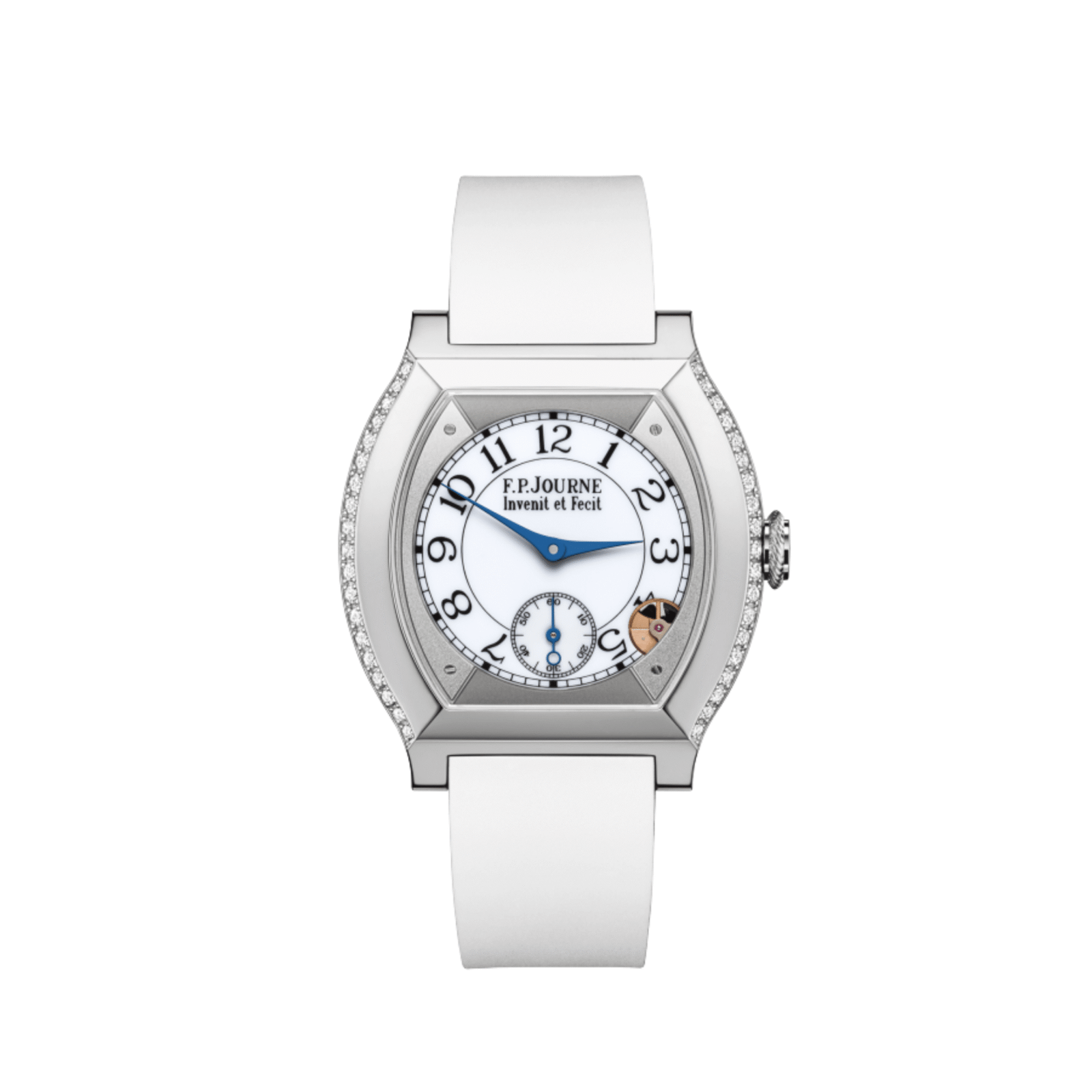 F.P.Journe Élégante 40 Ref. ELT Titanium Luminescent White Dial 2 Rows of Diamonds (2022)