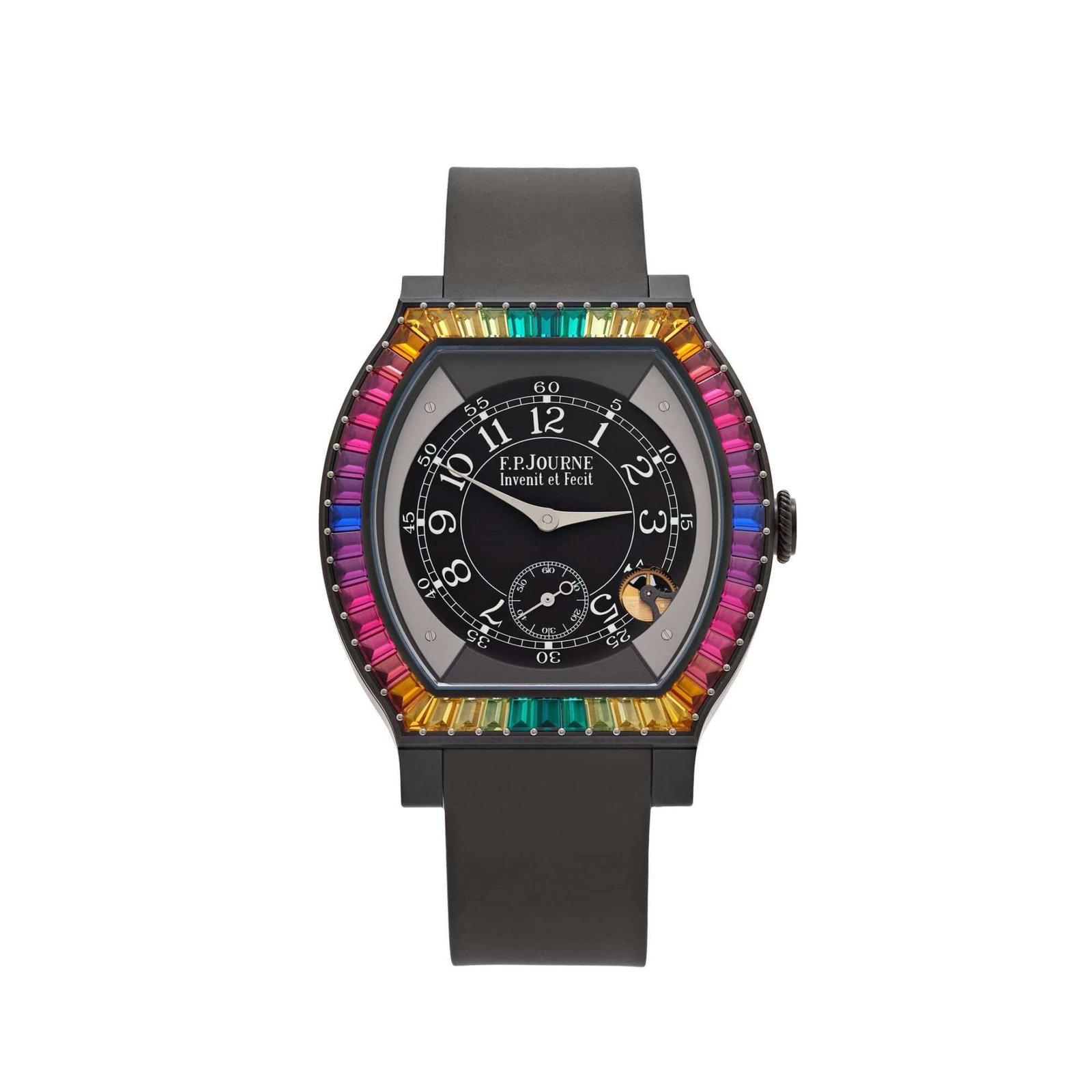 F.P.Journe Élégante 48 Ref. ELHT 'Gino's Dream' Titalyt Luminescent Black Dial Rainbow Bezel (2025)