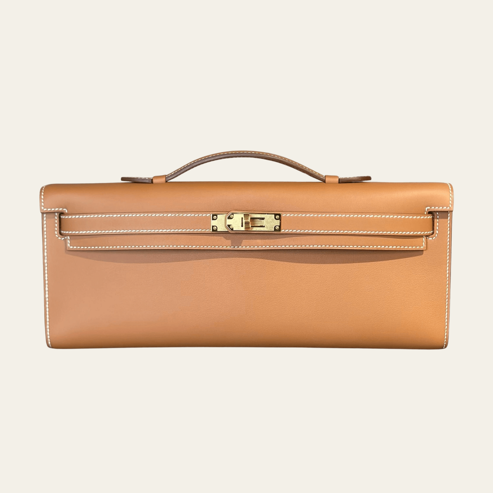 Hermès Gold Kelly Cut Swift Gold Hardware