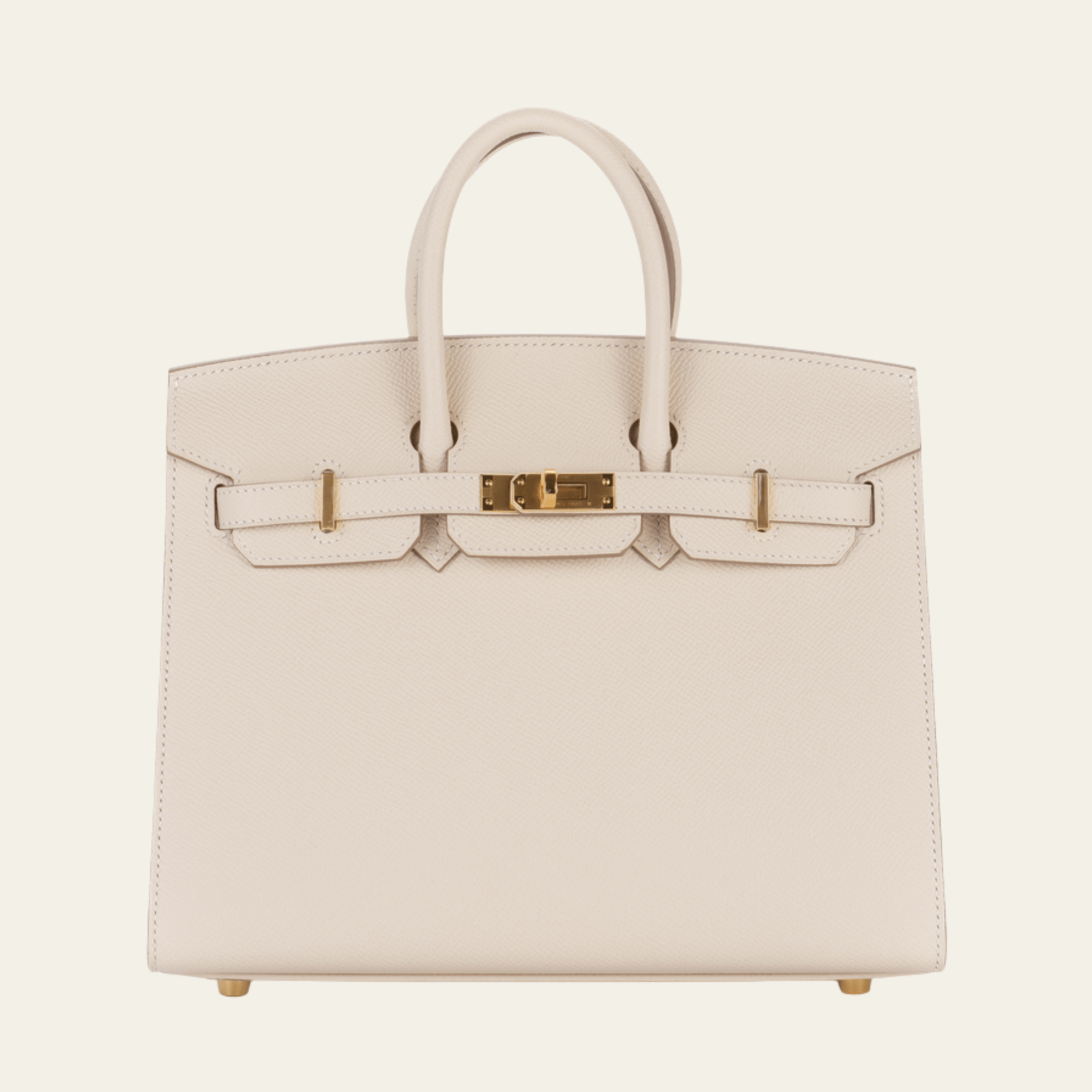 Hermès Nata Birkin Sellier 25 Epsom Gold Hardware