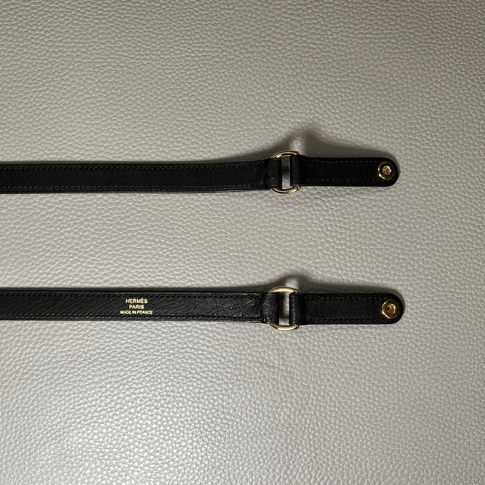 Hermès Noir Kelly Elan Ostrich Gold Hardware - Image 8
