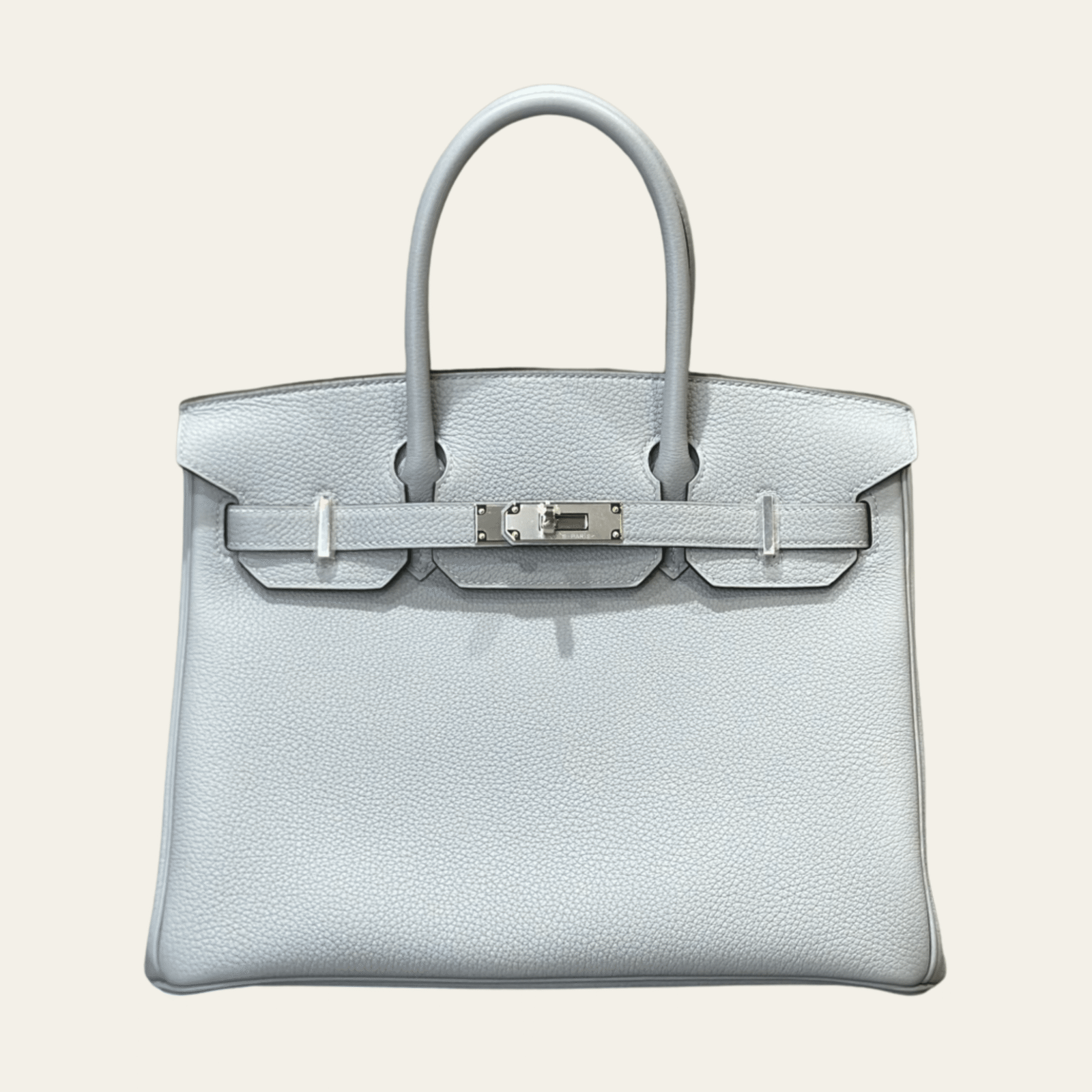 Hermès Gris Pantin Birkin 30 Togo Palladium Hardware