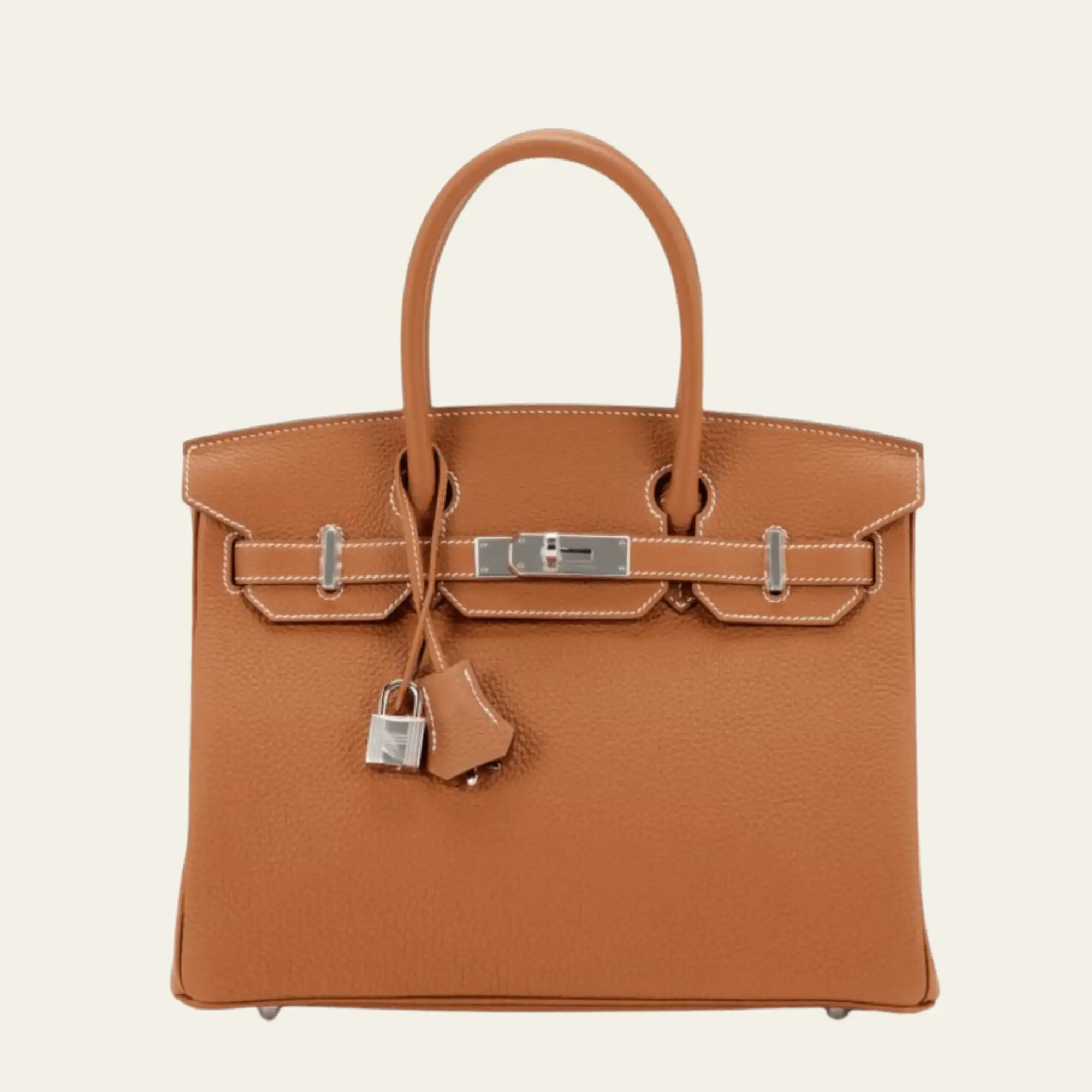 Hermès Gold Birkin 30 Togo Palladium Hardware