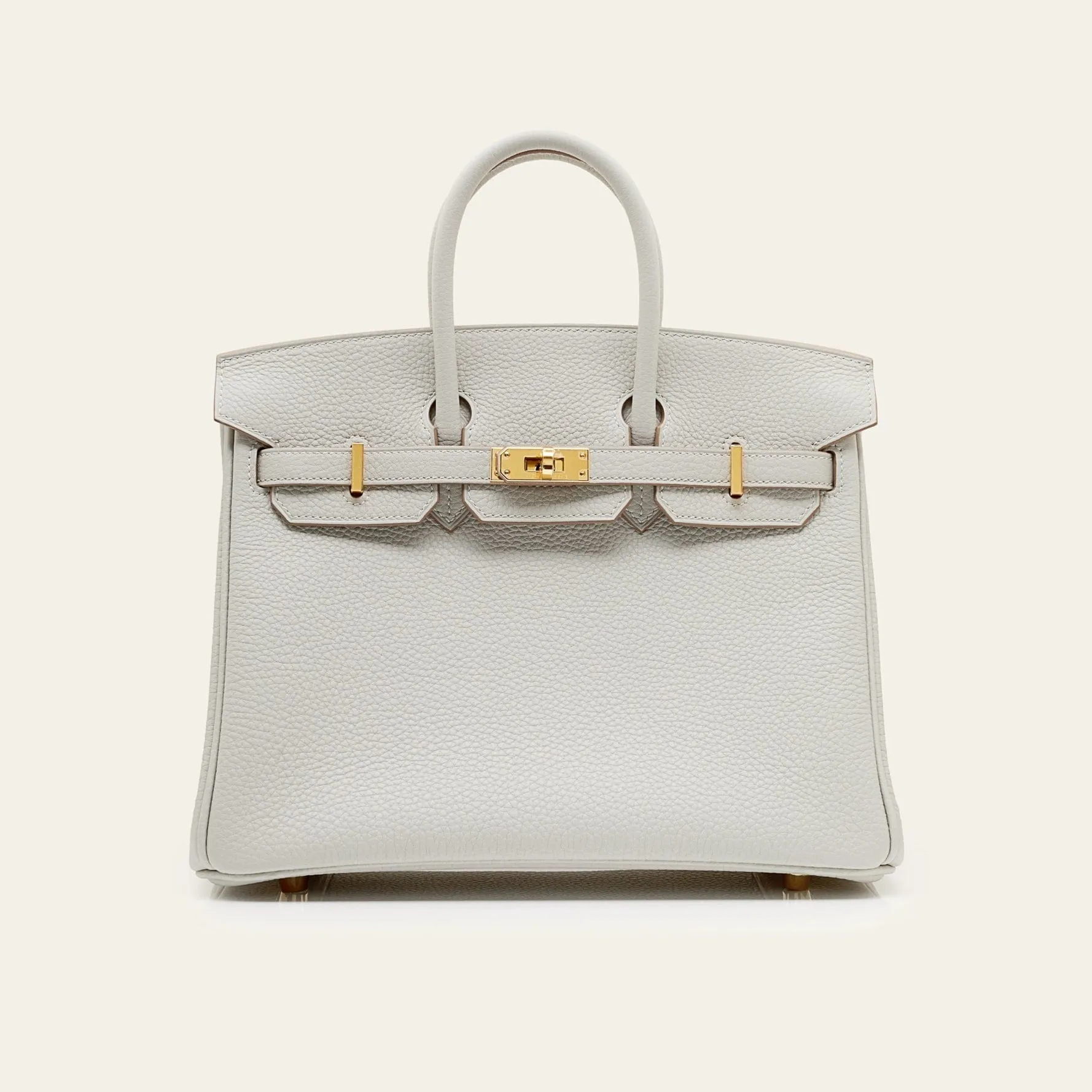 Hermès Birkin 25 Togo Gris Perle Gold Hardware