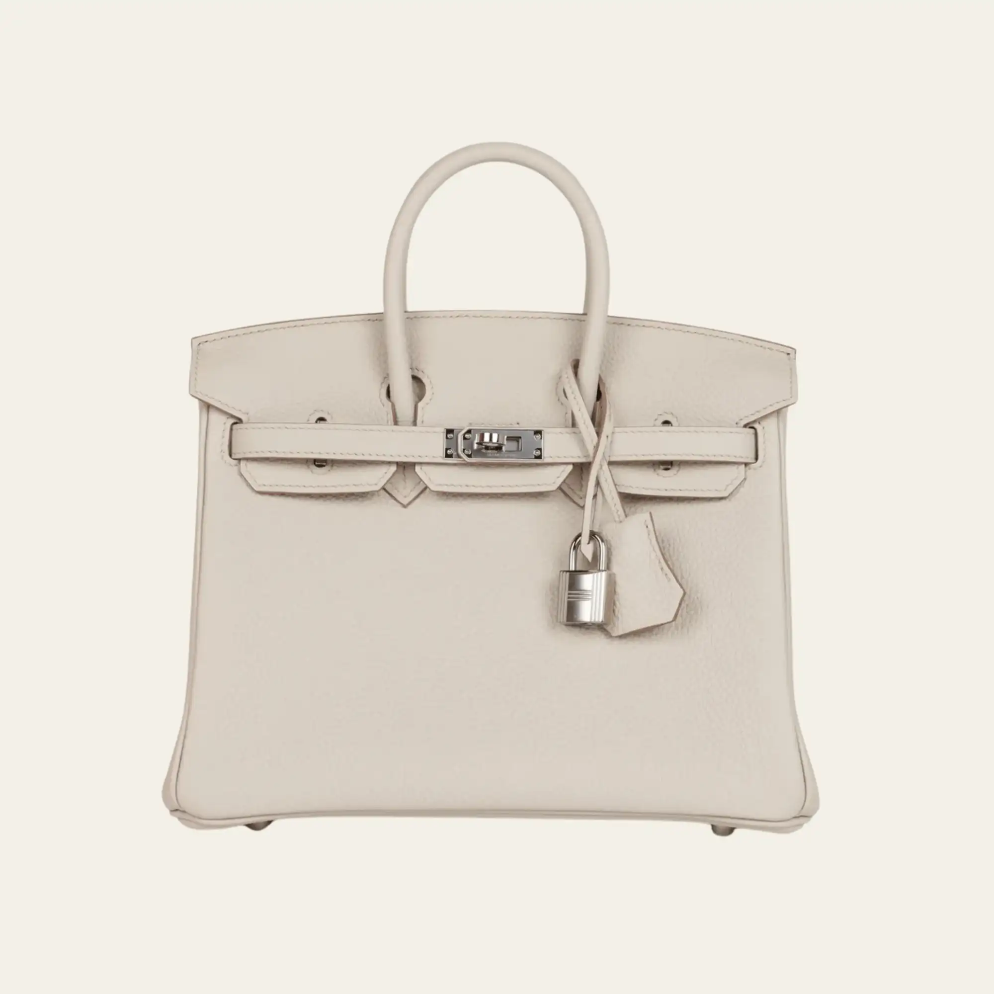 Hermès Beton Birkin 25 Togo Palladium Hardware