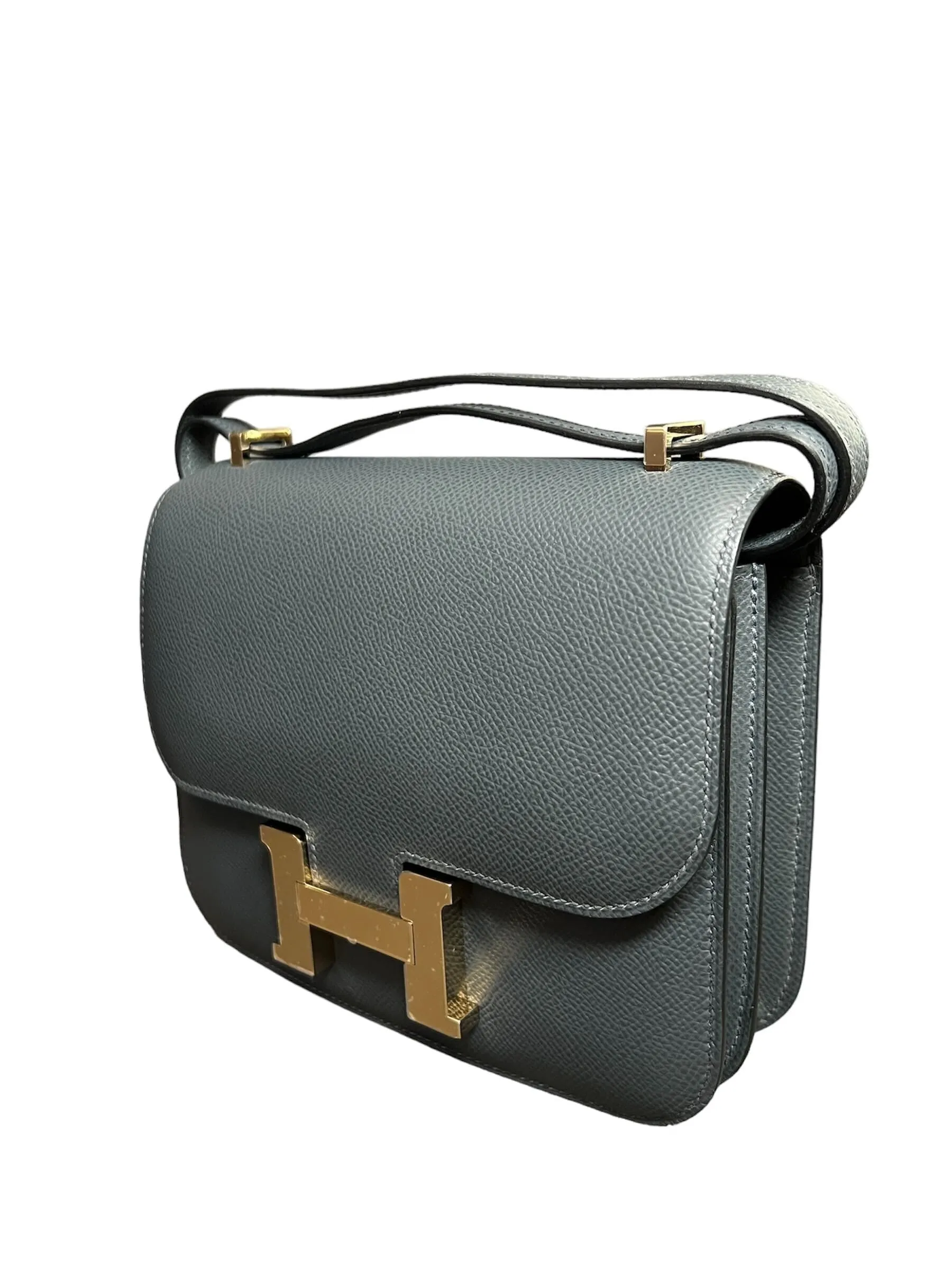 Hermès Gris Misty Constance 18 Epsom Gold Hardware - Image 2