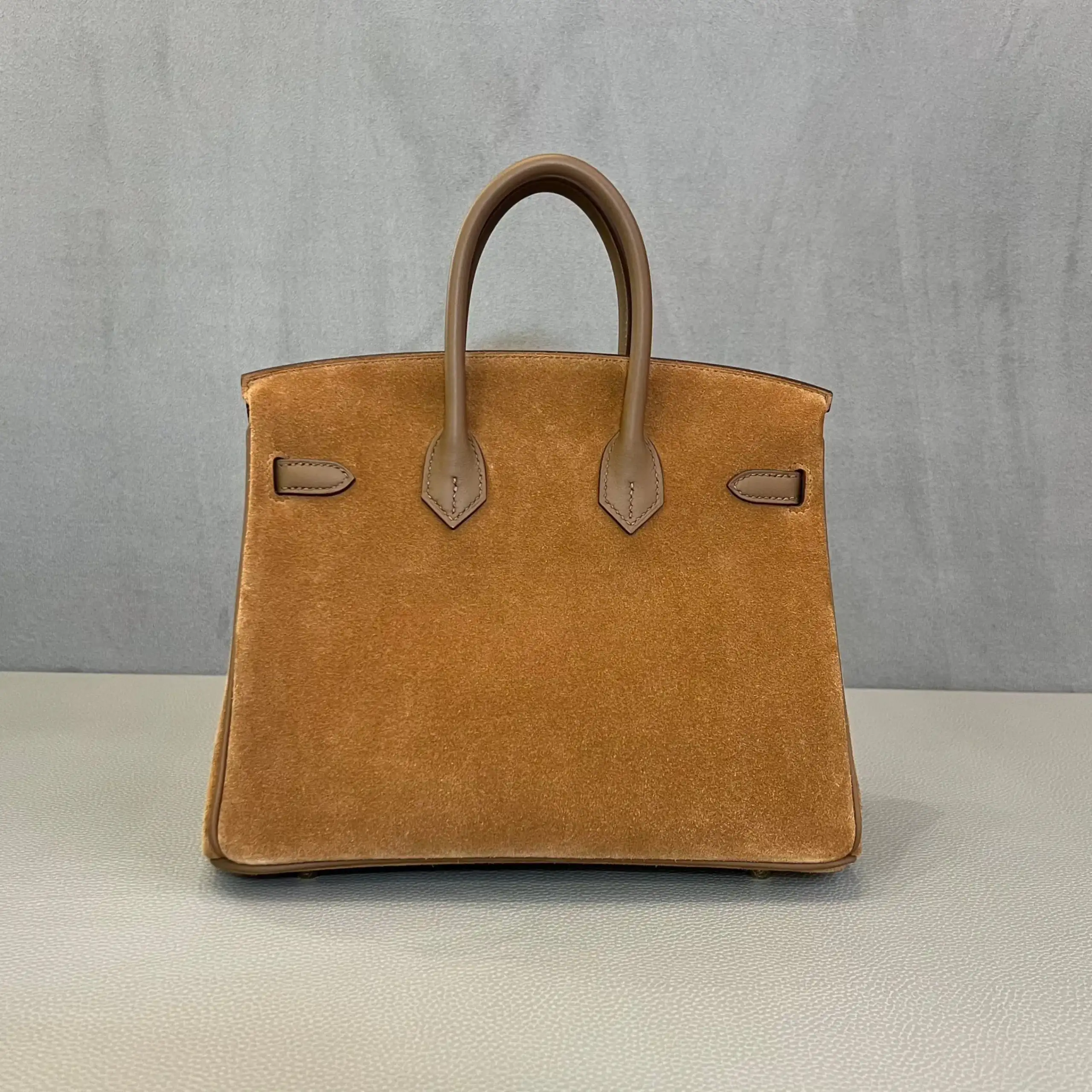 Hermès Chamois and Alezan Birkin 25 Grizzly and Swift Electrum Hardware - Image 3