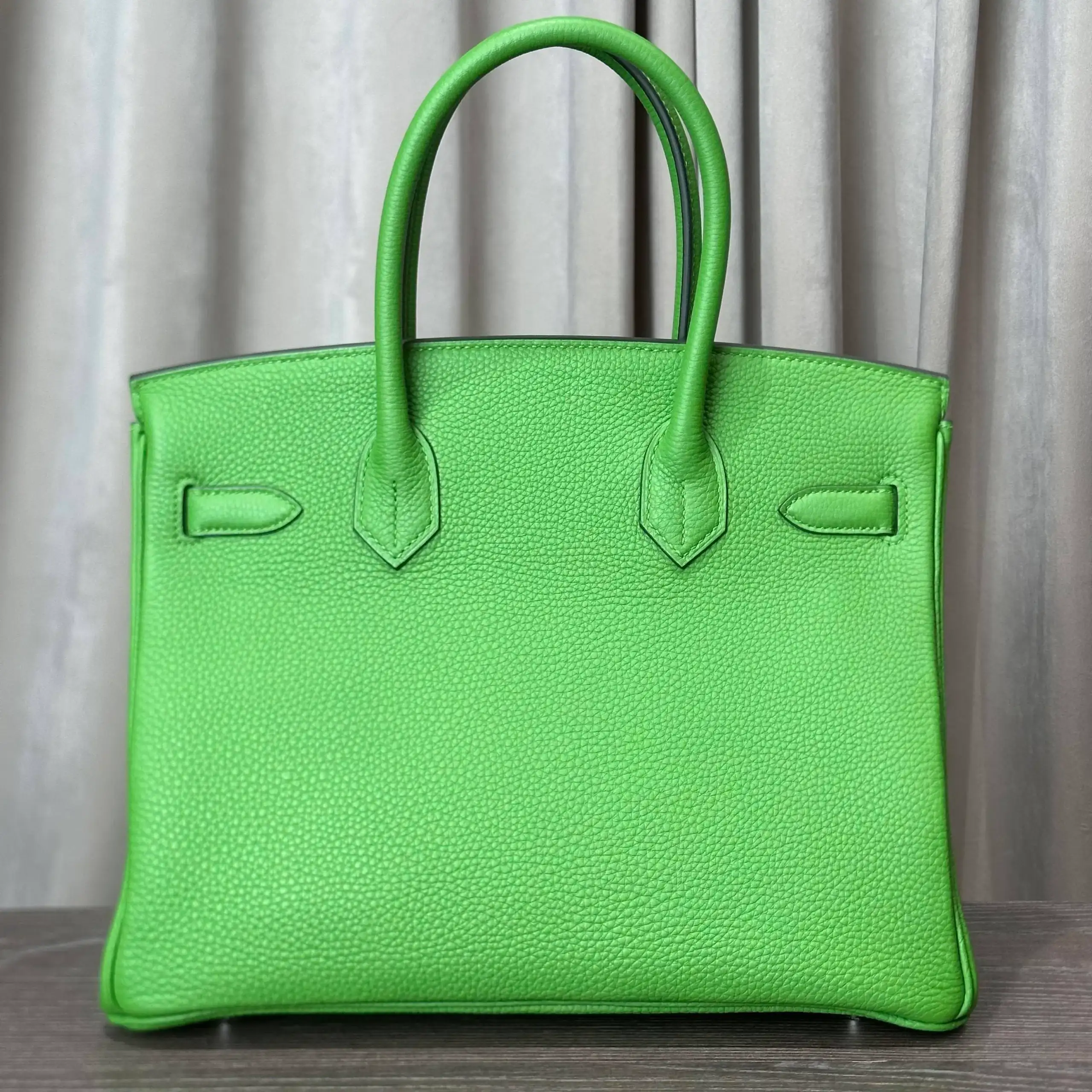 Hermès Vert Yucca Birkin 30 Togo Palladium Hardware - Image 3