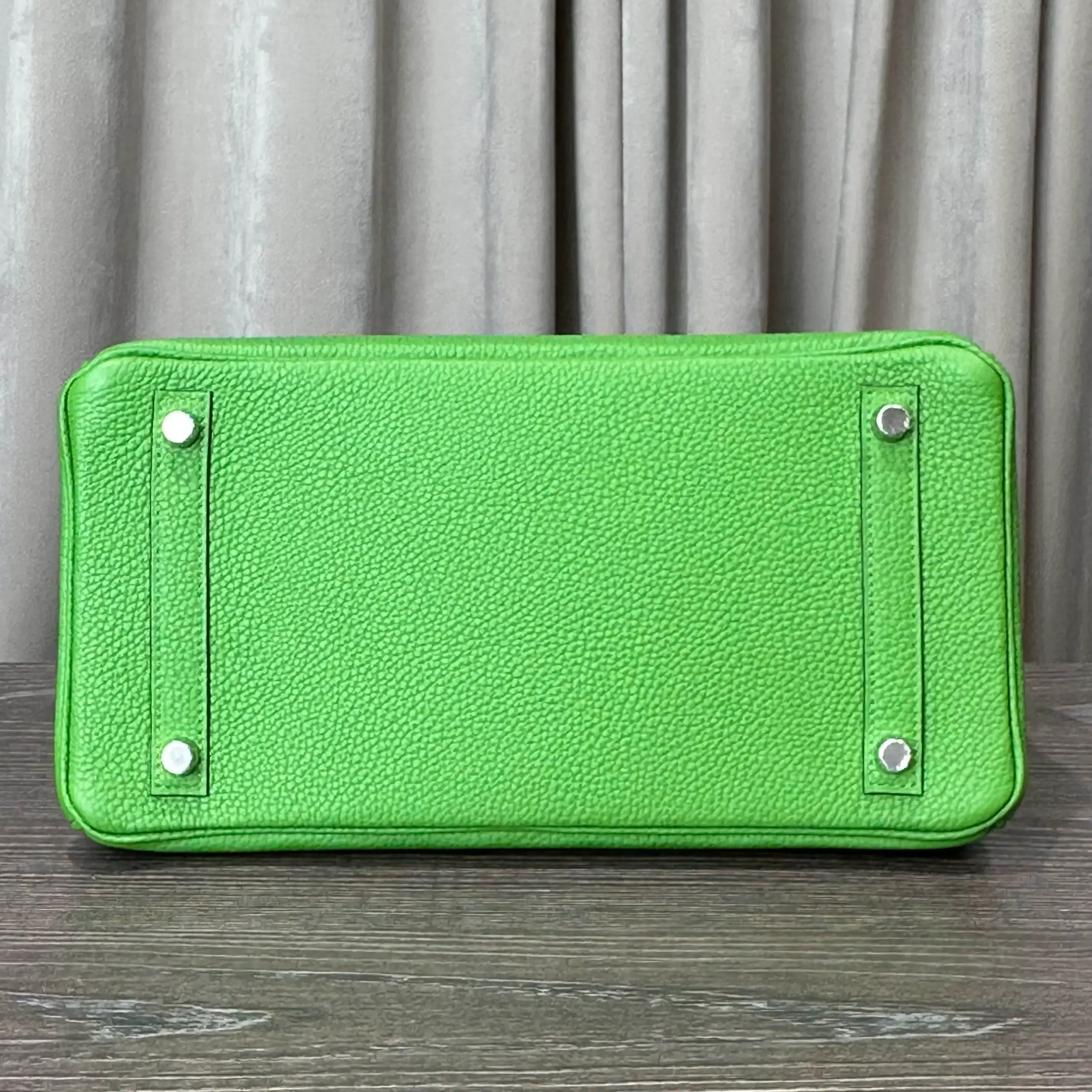 Hermès Vert Yucca Birkin 30 Togo Palladium Hardware - Image 6