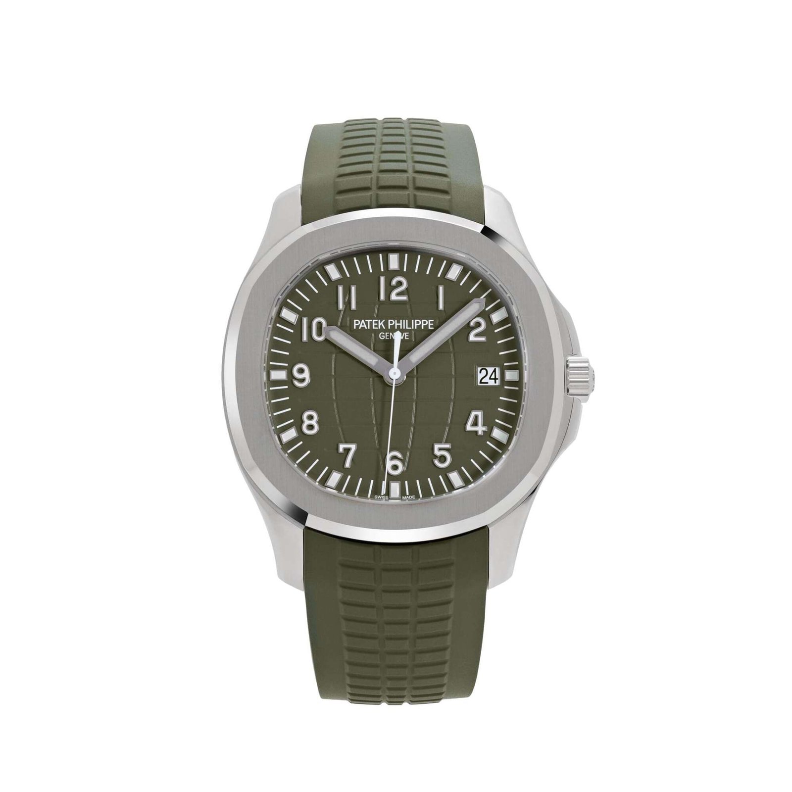 Patek Philippe Aquanaut 5168G-010 'Jumbo' White Gold Khaki Green (2025)