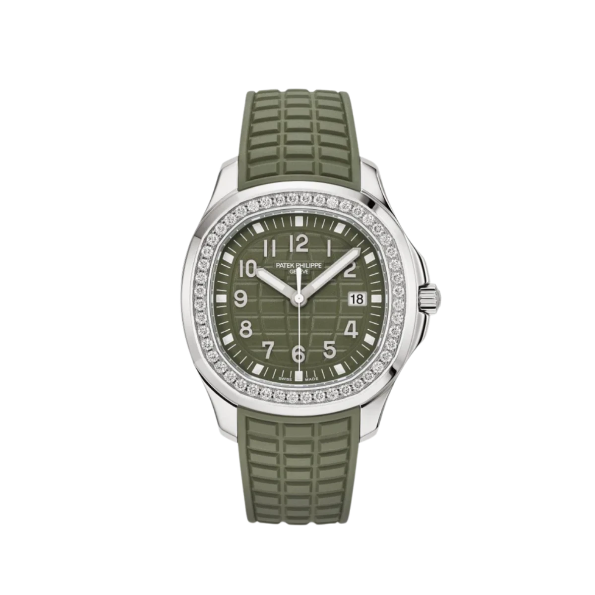 Patek Philippe Aquanaut Luce 5267/200A-011 Stainless Steel Green Dial Diamond Bezel (2025)