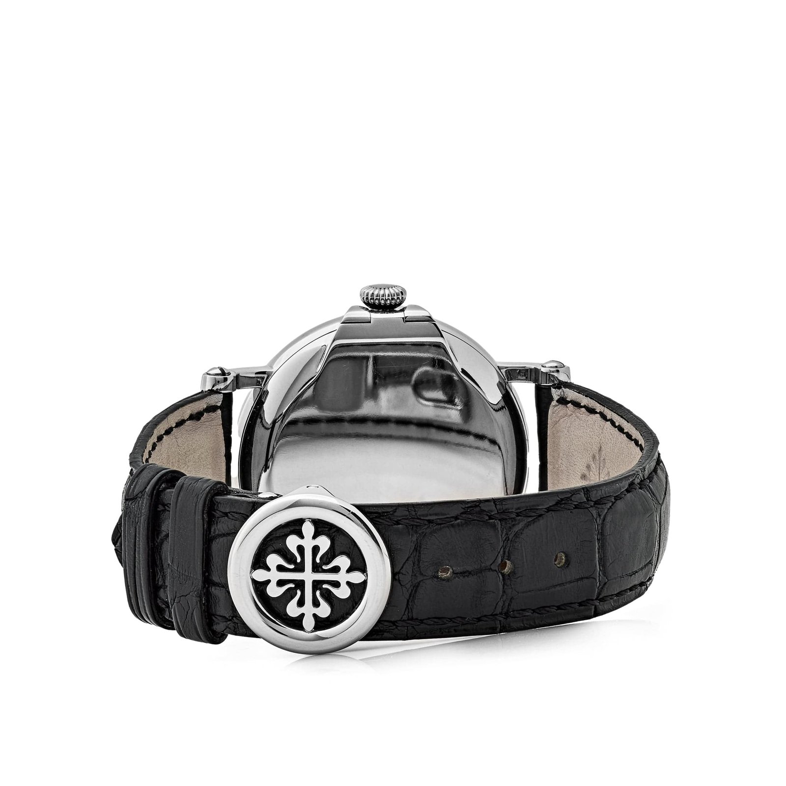 Patek Philippe Calatrava 5153G-001 Date White Gold Black Dial - Image 5