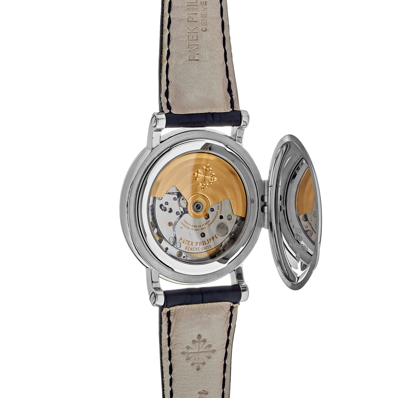 Patek Philippe Calatrava 5153G-001 Date White Gold Black Dial - Image 6