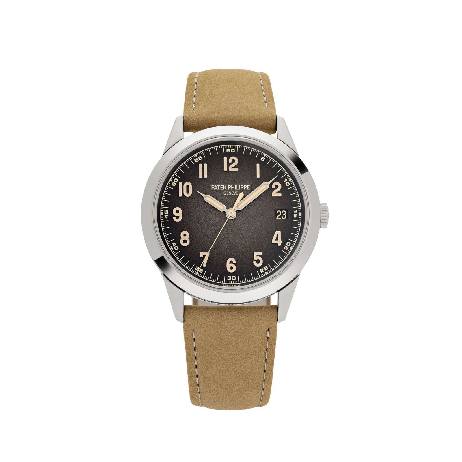 Patek Philippe Calatrava 5226G-001 White Gold Charcoal Dial Date (2025)