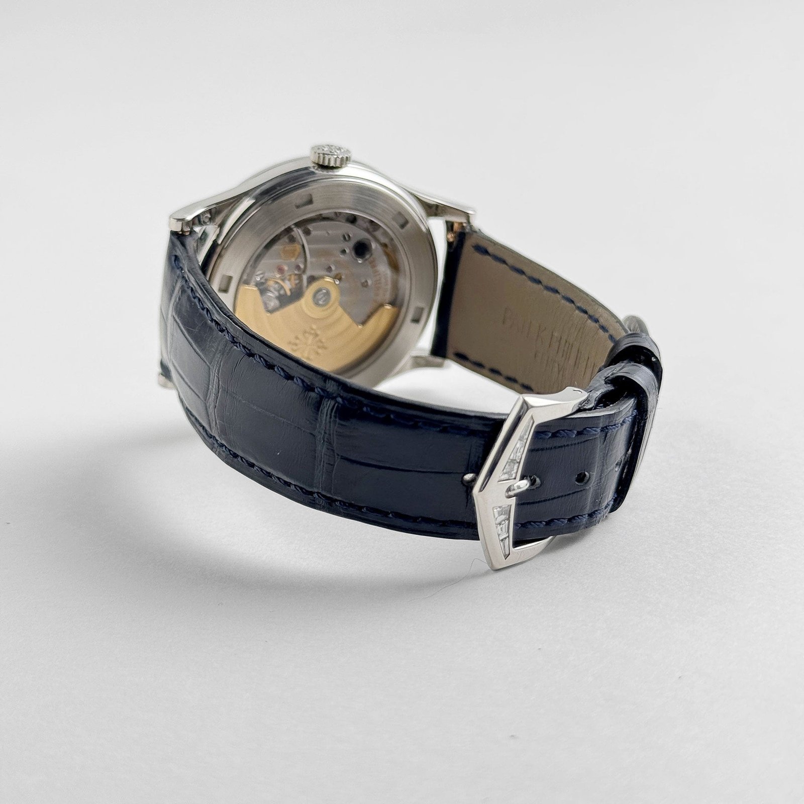 Patek Philippe Calatrava 5298P-012 Platinum Black Diamond Dial Diamond Bezel (2015) - Image 9