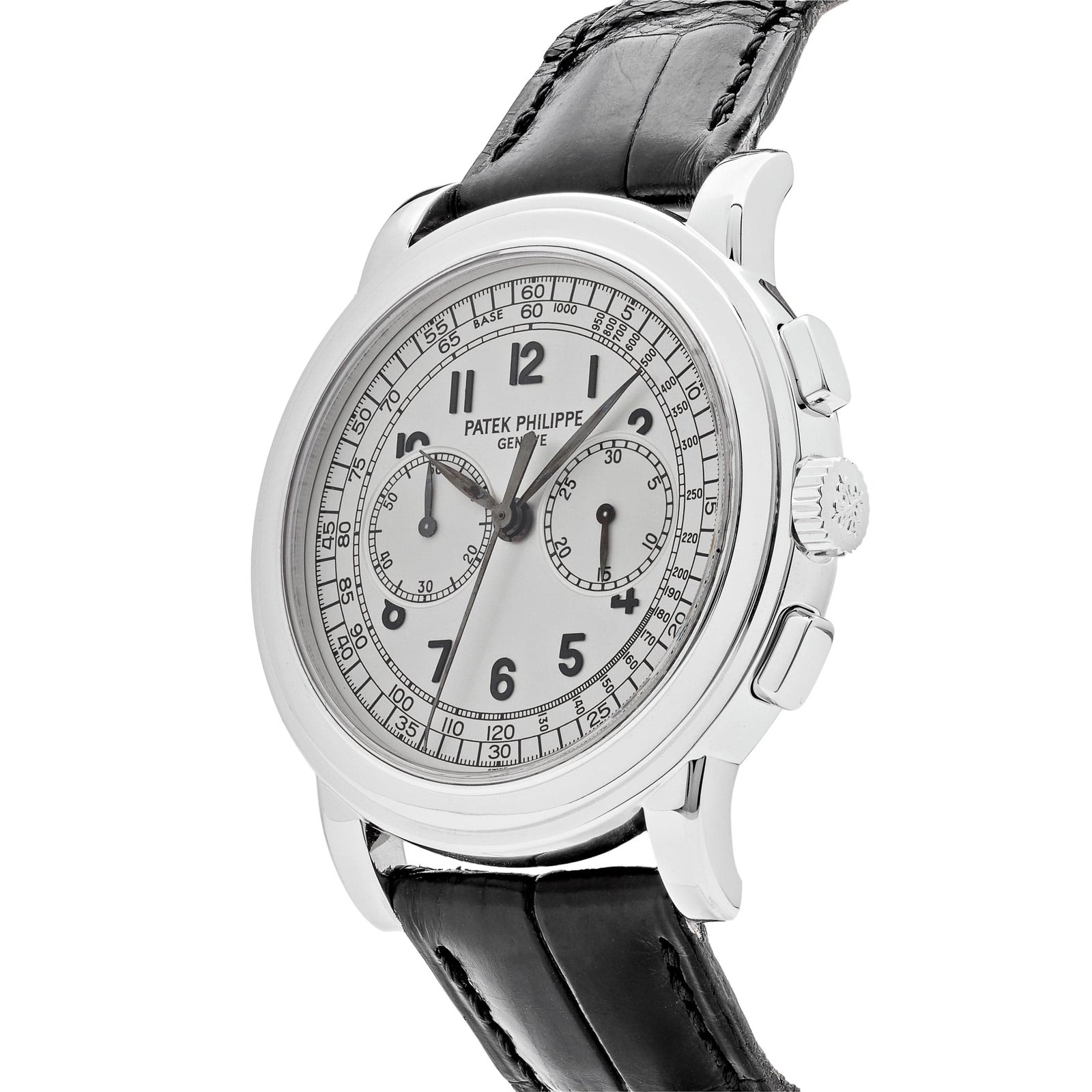 Patek Philippe Complications 5070G-001 Chronograph White Gold Silver Dial (2005) - Image 3
