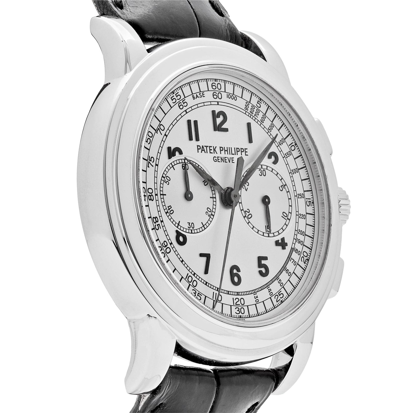 Patek Philippe Complications 5070G-001 Chronograph White Gold Silver Dial (2005) - Image 4