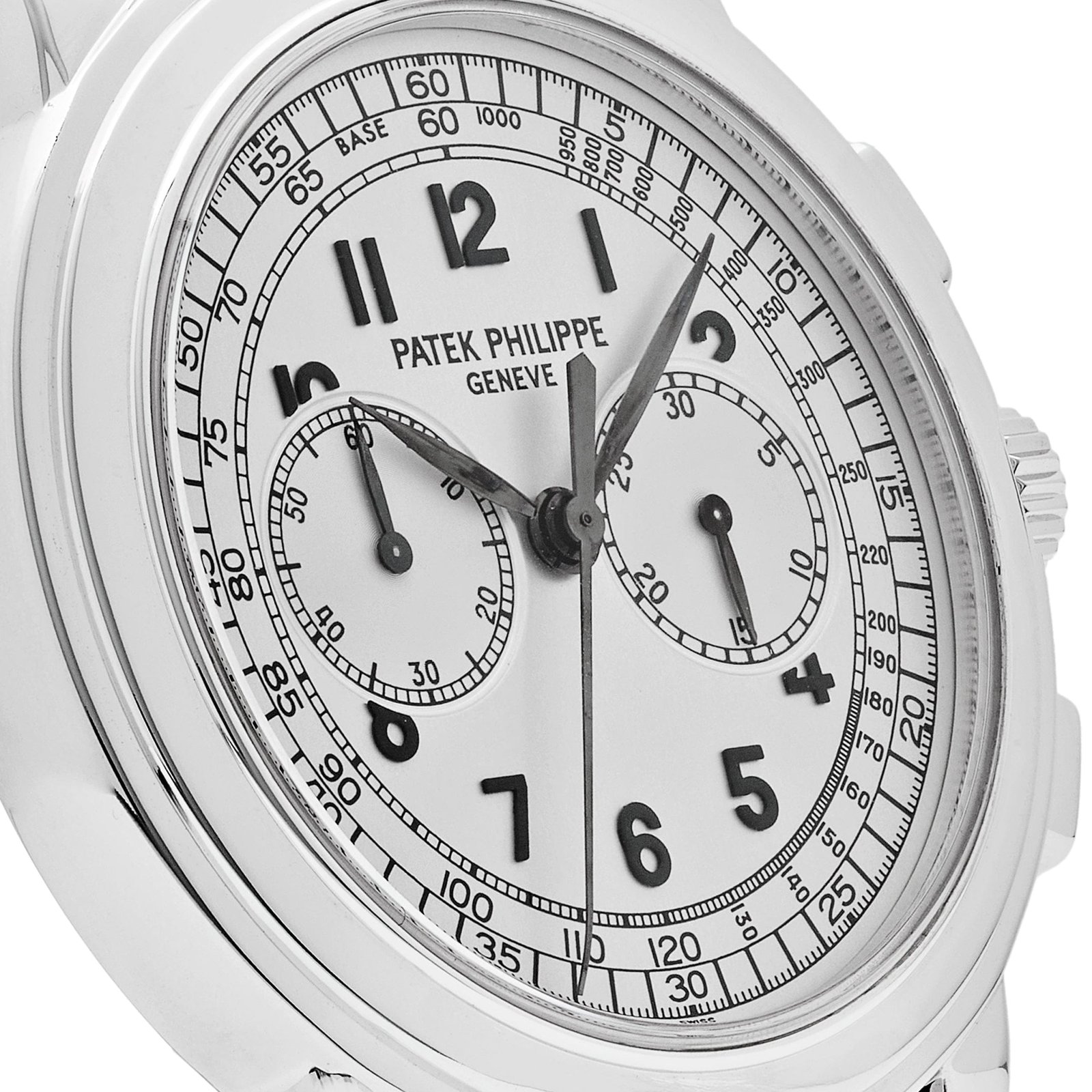 Patek Philippe Complications 5070G-001 Chronograph White Gold Silver Dial (2005) - Image 5