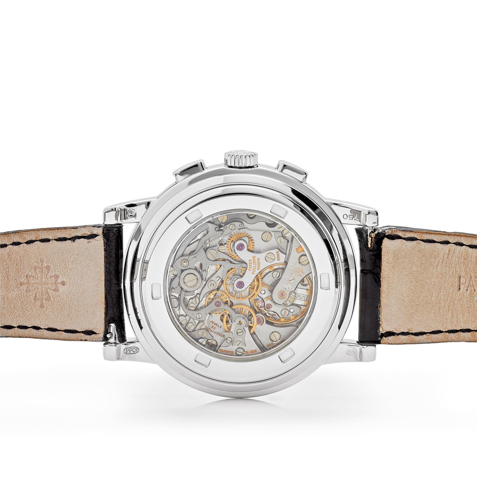 Patek Philippe Complications 5070G-001 Chronograph White Gold Silver Dial (2005) - Image 6