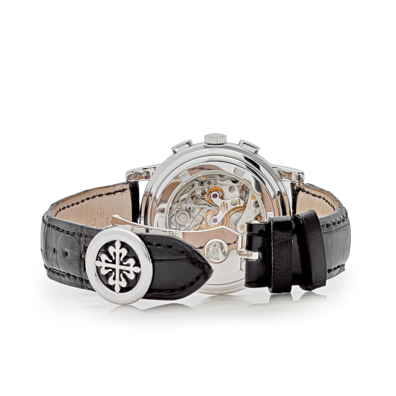 Patek Philippe Complications 5070G-001 Chronograph White Gold Silver Dial (2005) - Image 7