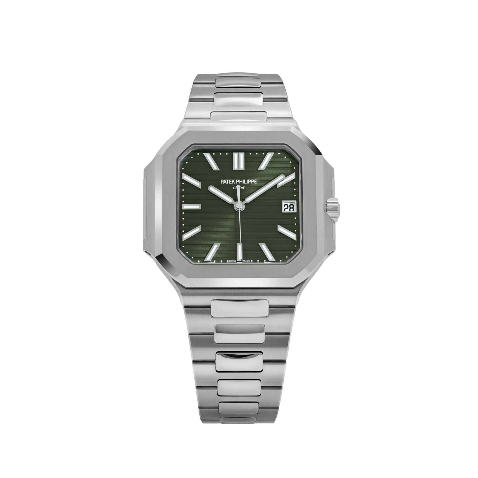 Patek Philippe Cubitus 5821/1A-001 Stainless Steel Green Dial (2025)