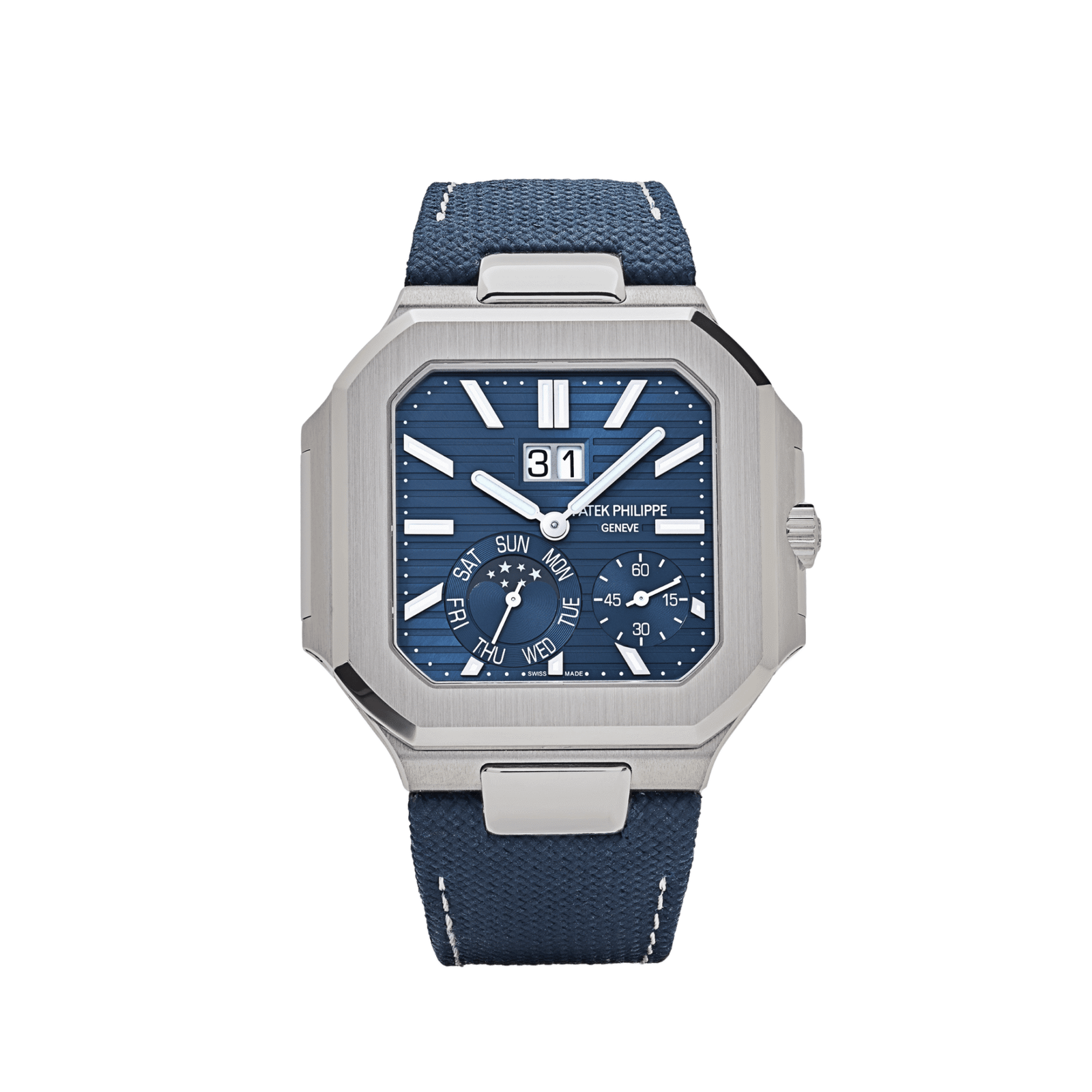 Patek Philippe Cubitus 5822P-001 Platinum Blue Dial Moon Phase (2024)