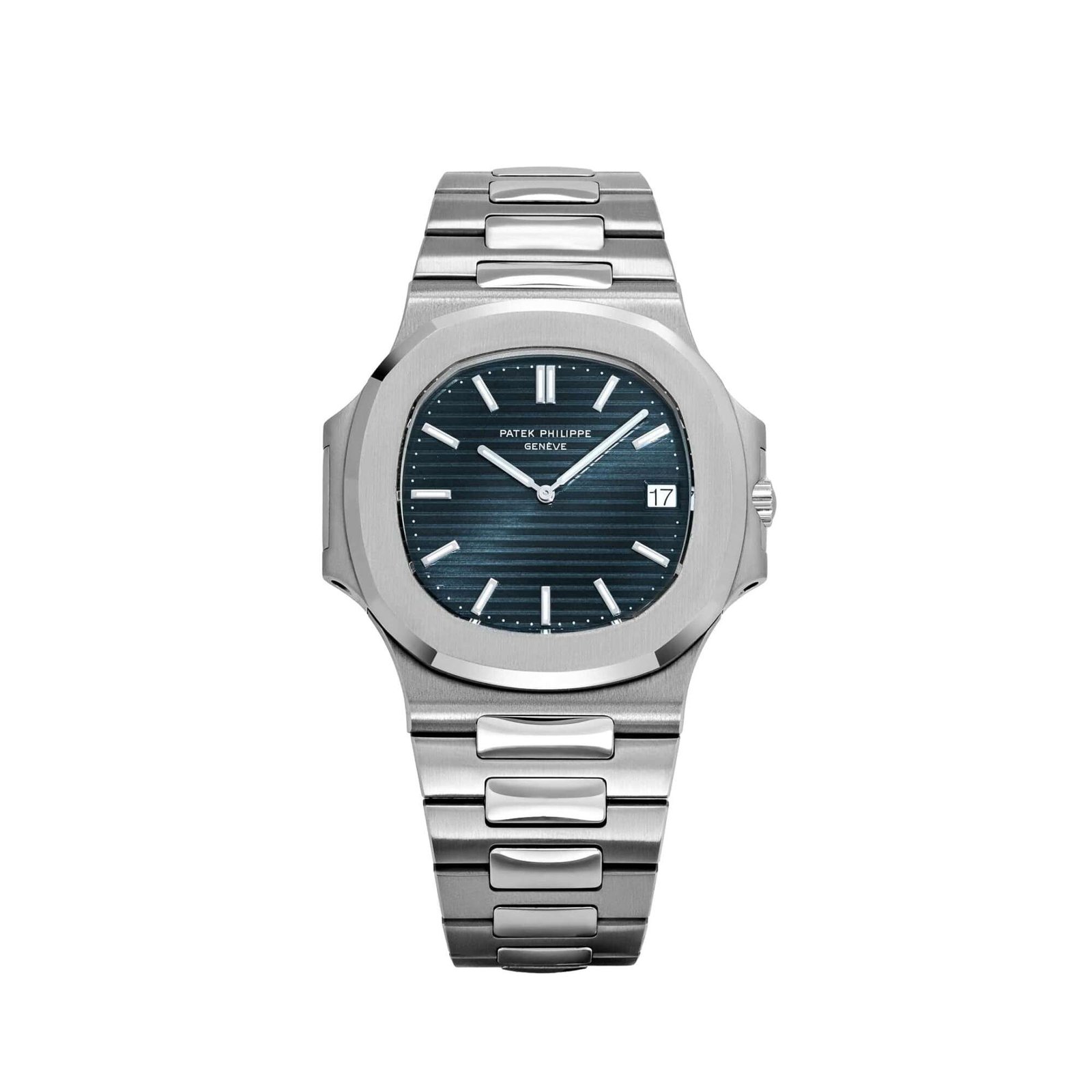 Patek Philippe Nautilus 3700/1A 'Jumbo' Stainless Steel Blue Dial