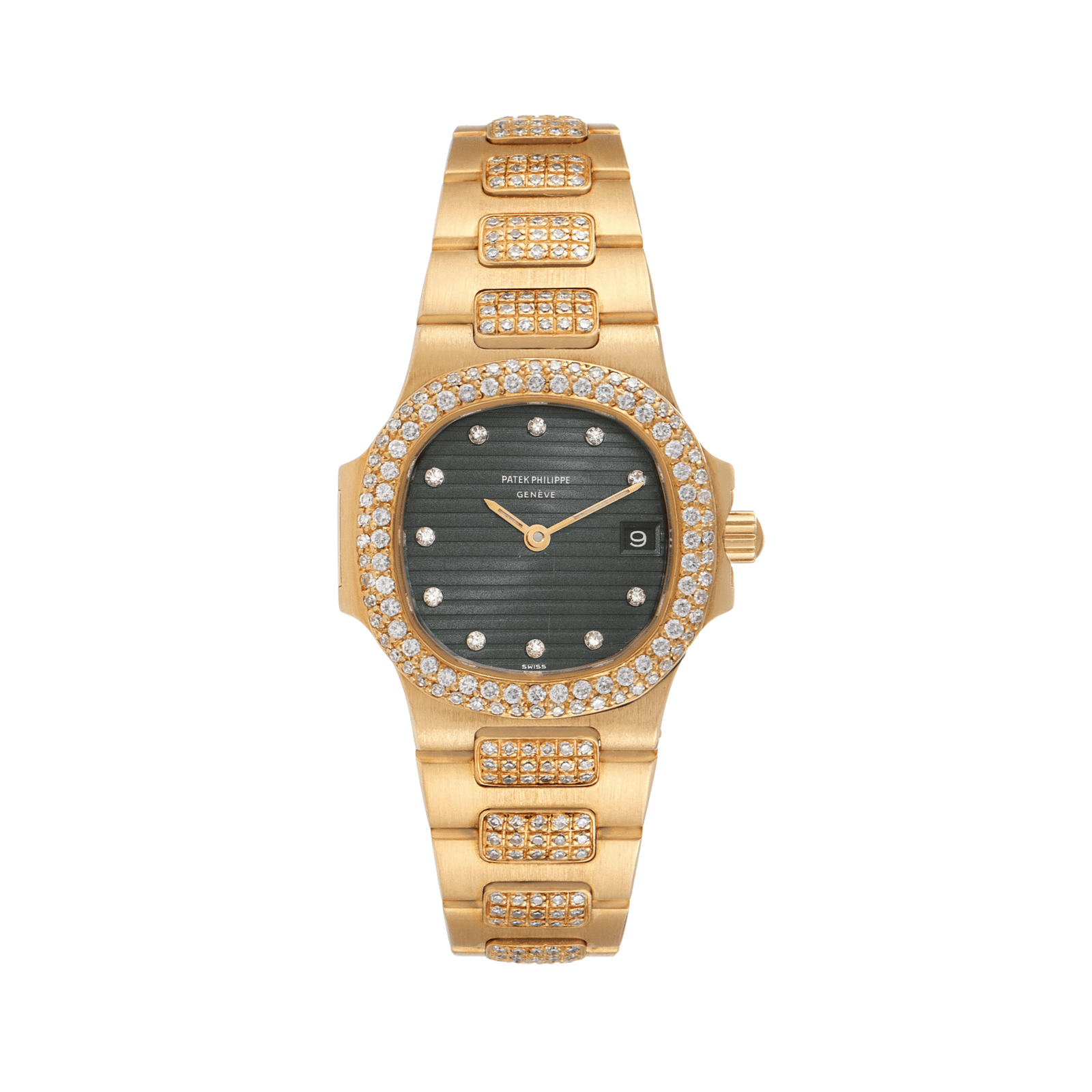 Patek Philippe Nautilus 4700/5 Yellow Gold Blue Diamond Dial