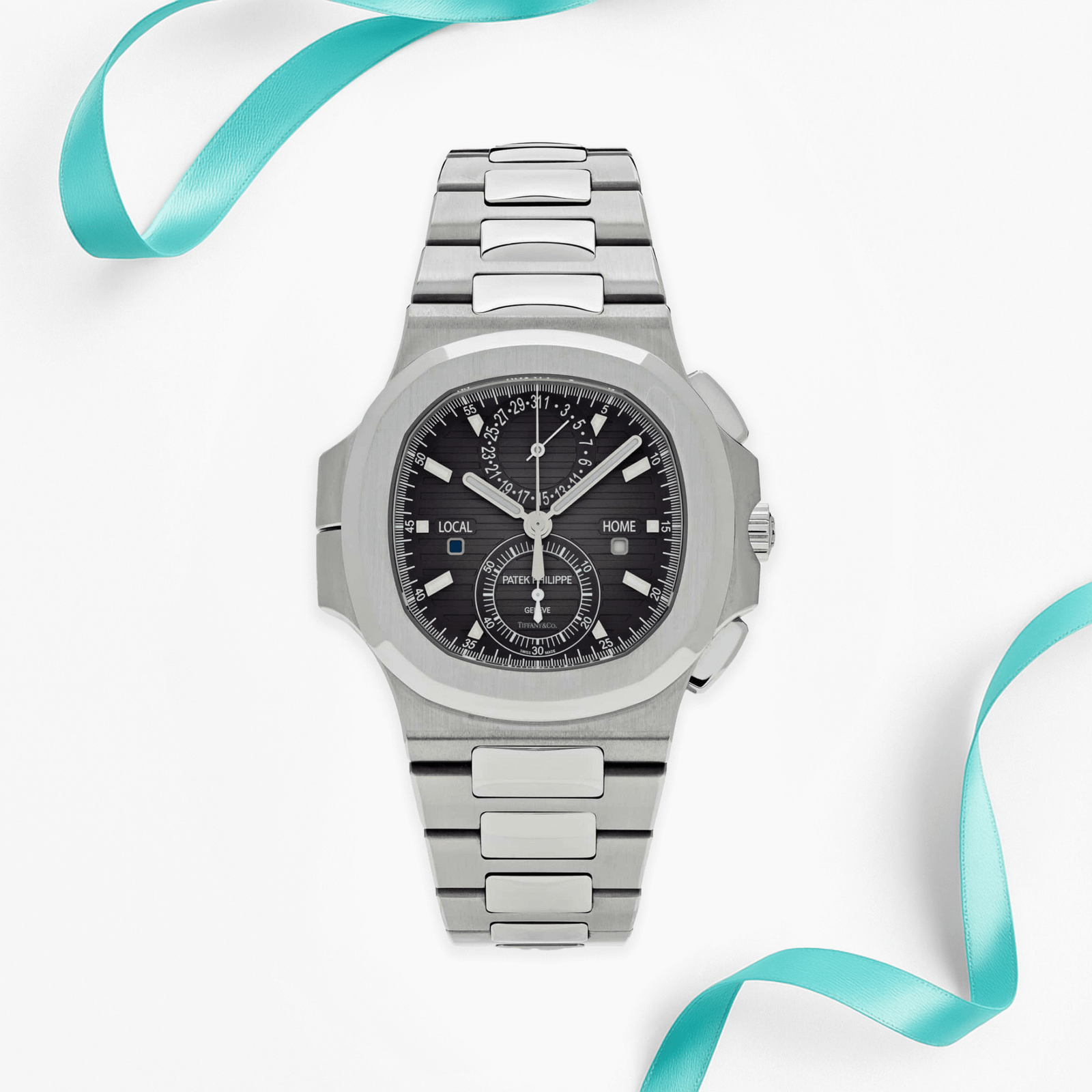 Patek Philippe Nautilus 5990/1A-001 'Tiffany & Co.' Travel Time Chronograph Stainless Steel (2018)