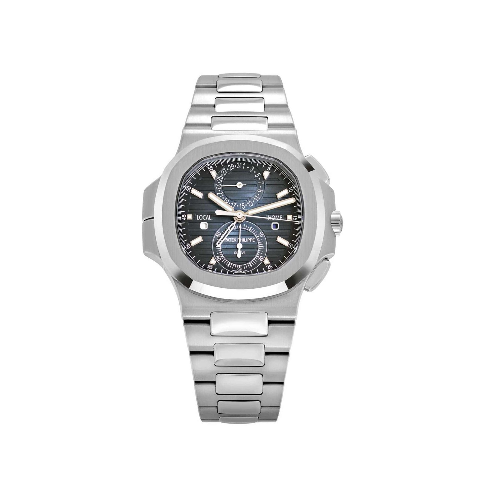 Patek Philippe Nautilus 5990/1A-011 'Travel Time' Flyback Chronograph Stainless Steel Blue Dial (2025)