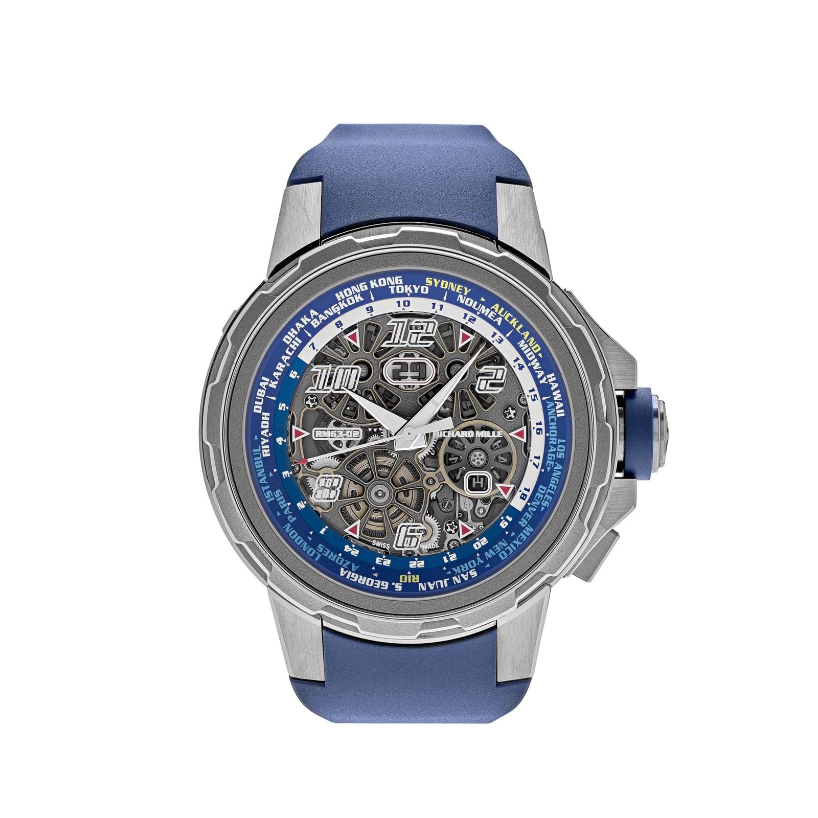 Richard Mille RM 63-02 Automatic Worldtimer Titanium (2020)