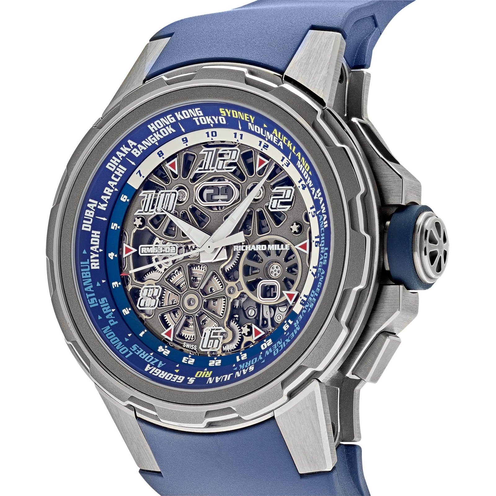 Richard Mille RM 63-02 Automatic Worldtimer Titanium (2020) - Image 2