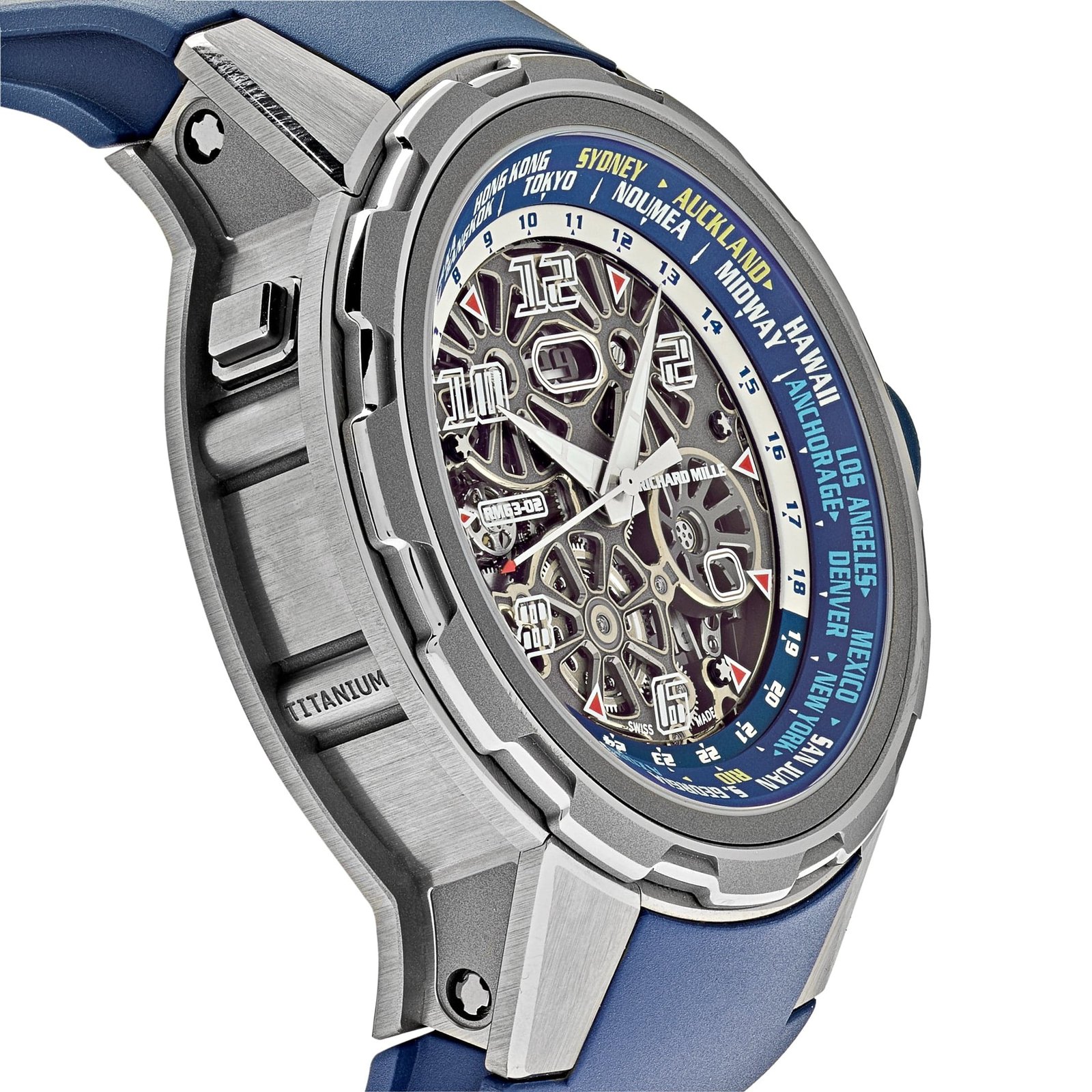 Richard Mille RM 63-02 Automatic Worldtimer Titanium (2020) - Image 3