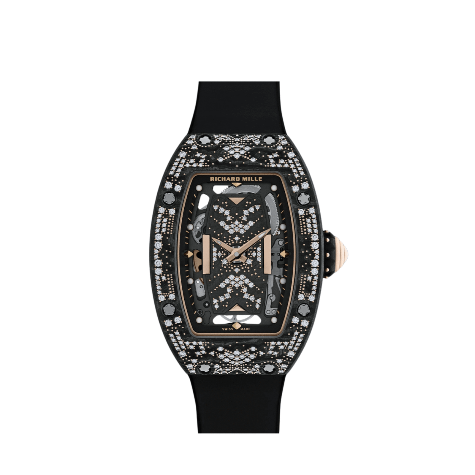 Richard Mille RM 07-01 'Ladies' Intergalactic Misty Night Carbon TPT Diamond Bezel