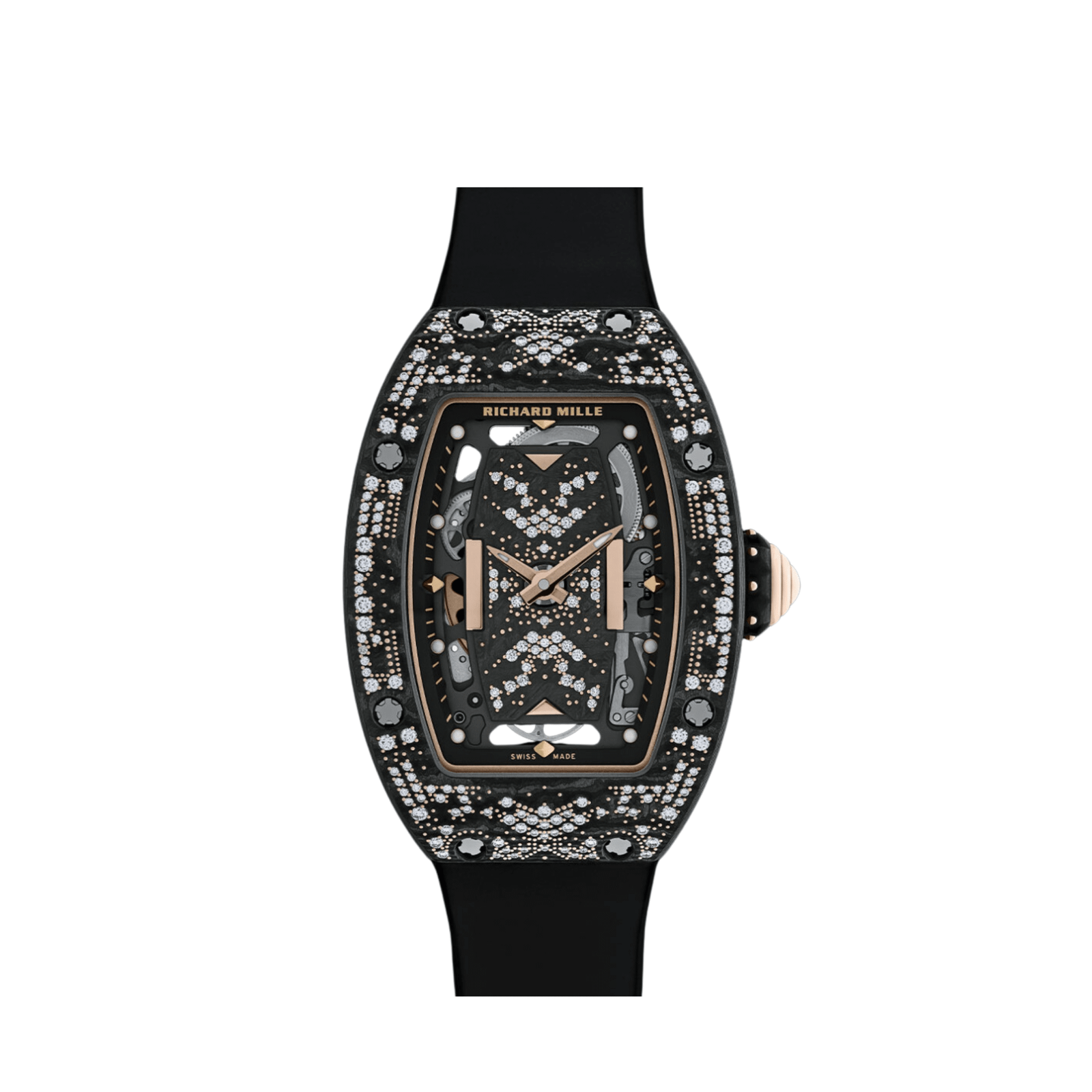 Richard Mille RM 07-01 'Ladies' Intergalactic Misty Night Carbon TPT Diamond Bezel