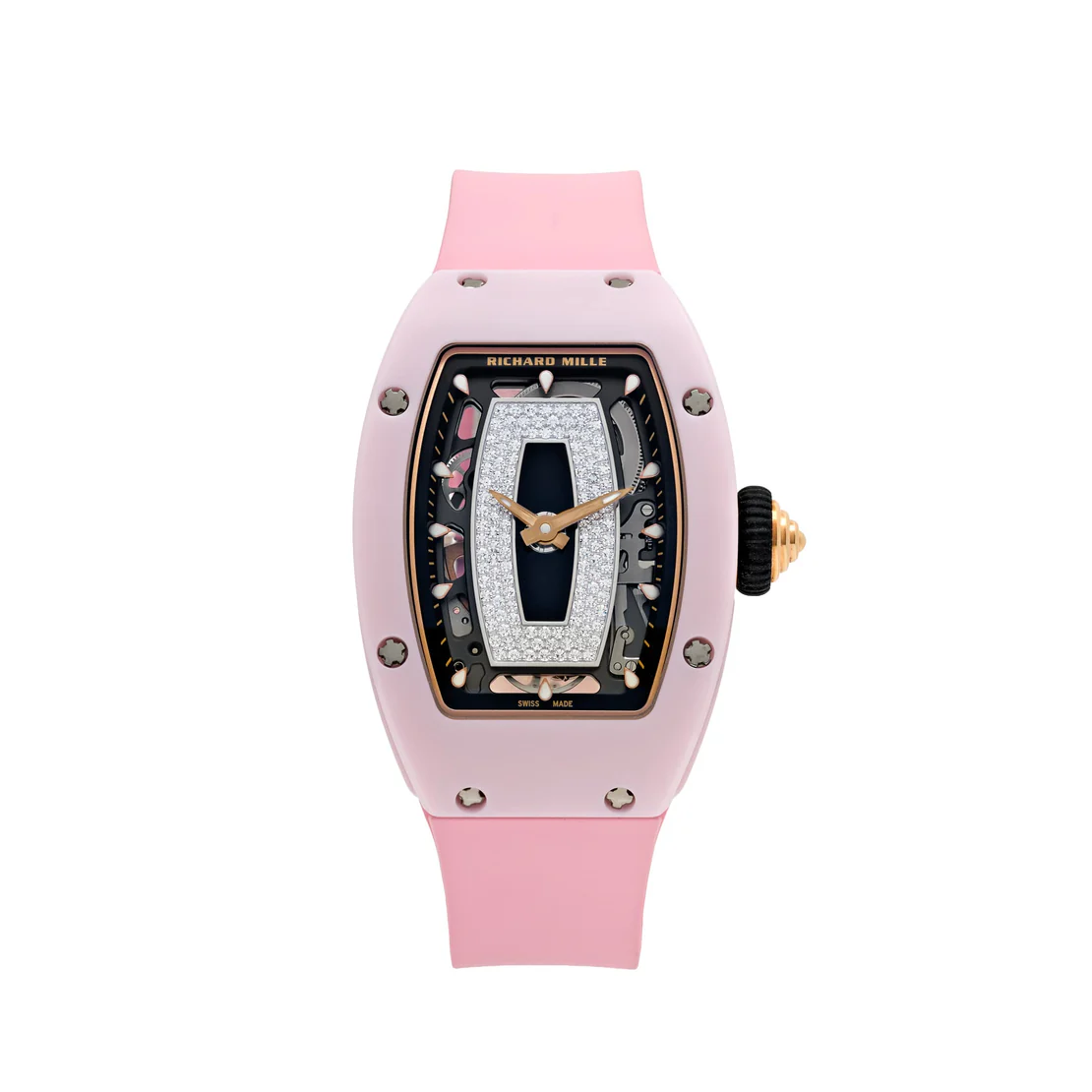 Richard Mille RM 07-01 'Ladies' Pink Ceramic & White Gold (2022)